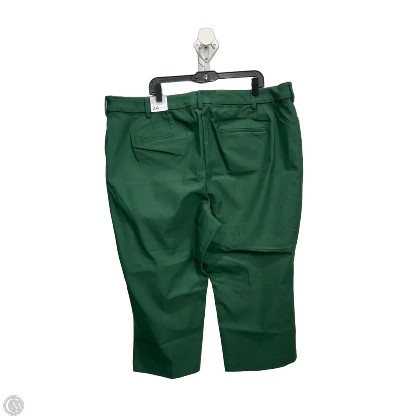 Capris By Lane Bryant In Green, Size: 24
