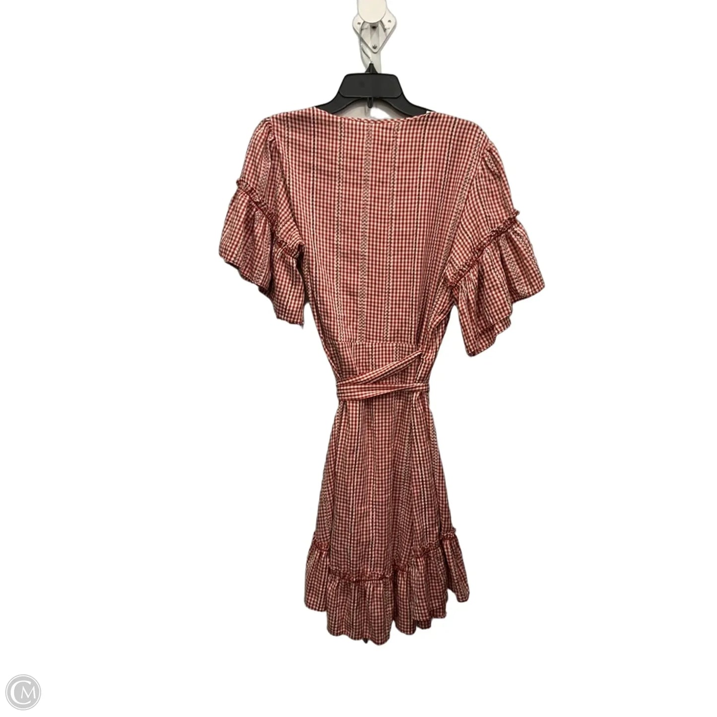 Dress Casual Short By Max Studio In Red & White, Size: Xl