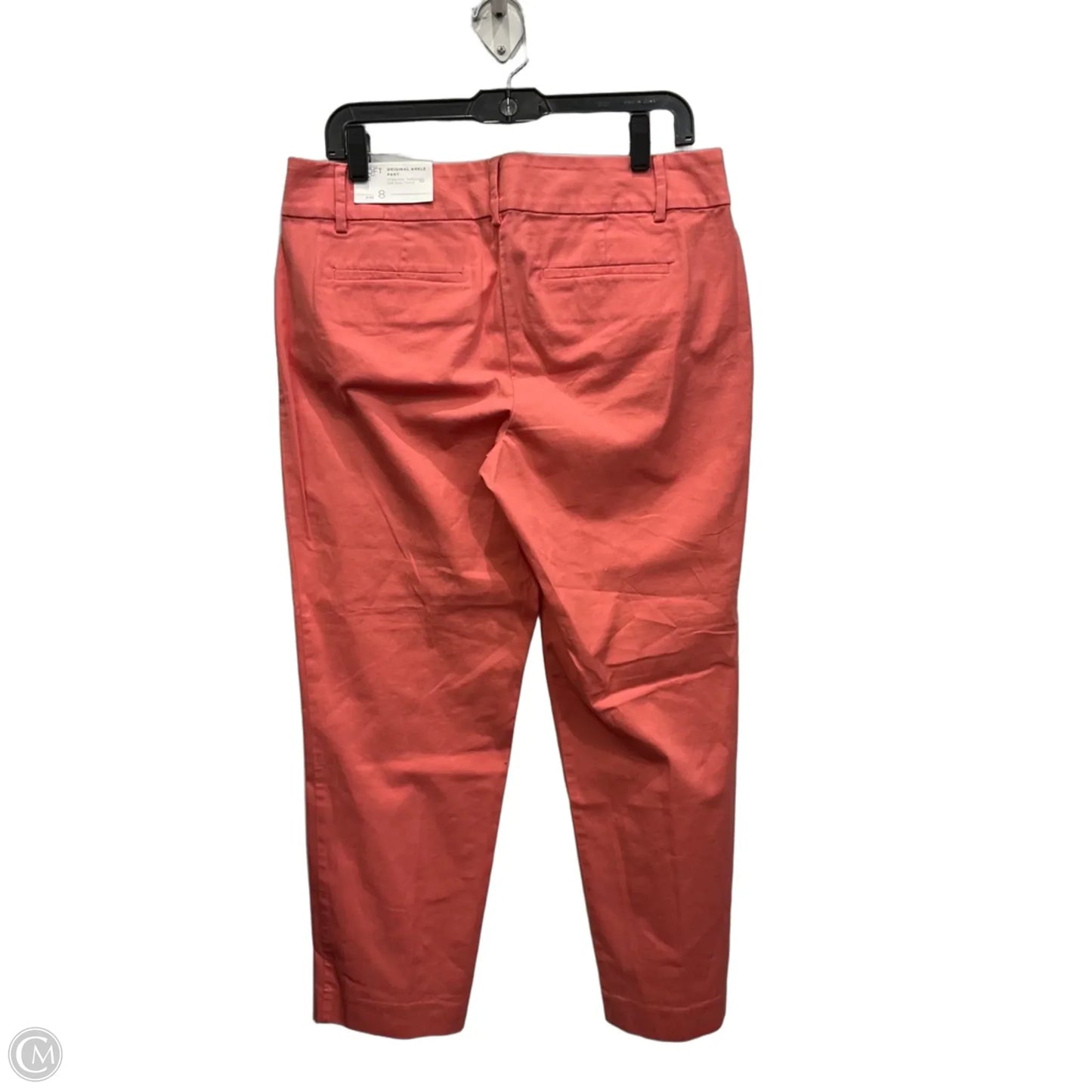 Pants Cropped By Loft In Coral, Size: 8