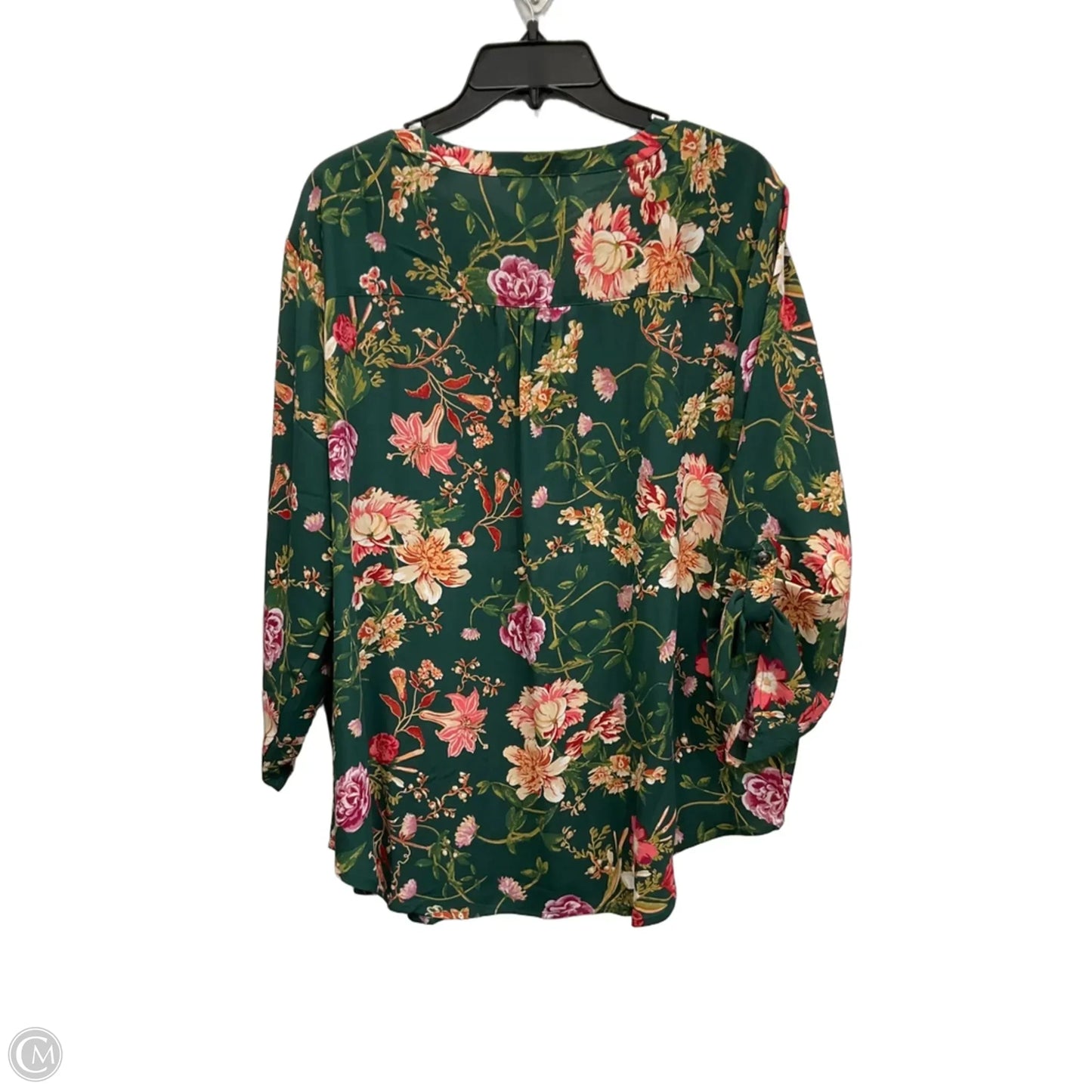 Top Long Sleeve By Maurices In Green, Size: Xxl