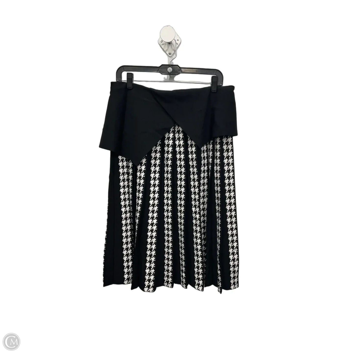 Skirt Midi By Cmb In Black & White, Size: 14