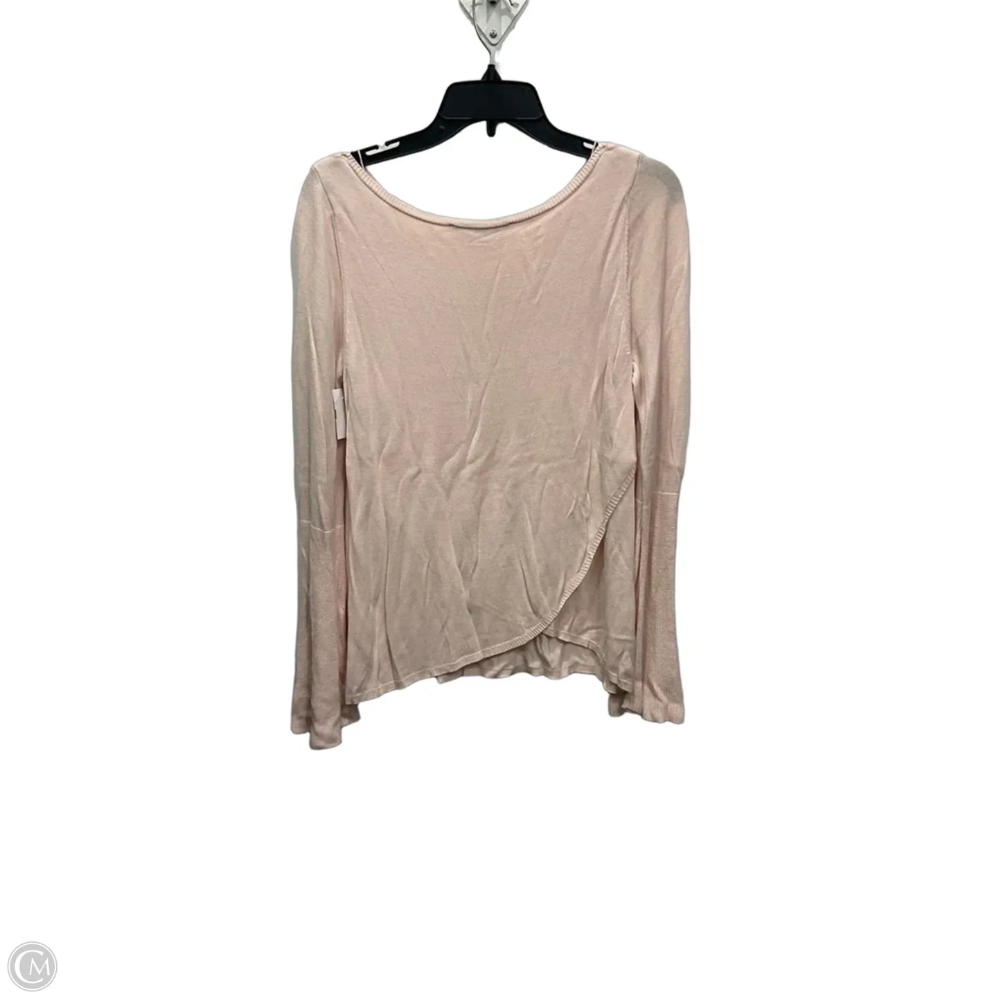 Top Long Sleeve By White House Black Market In Pink, Size: M