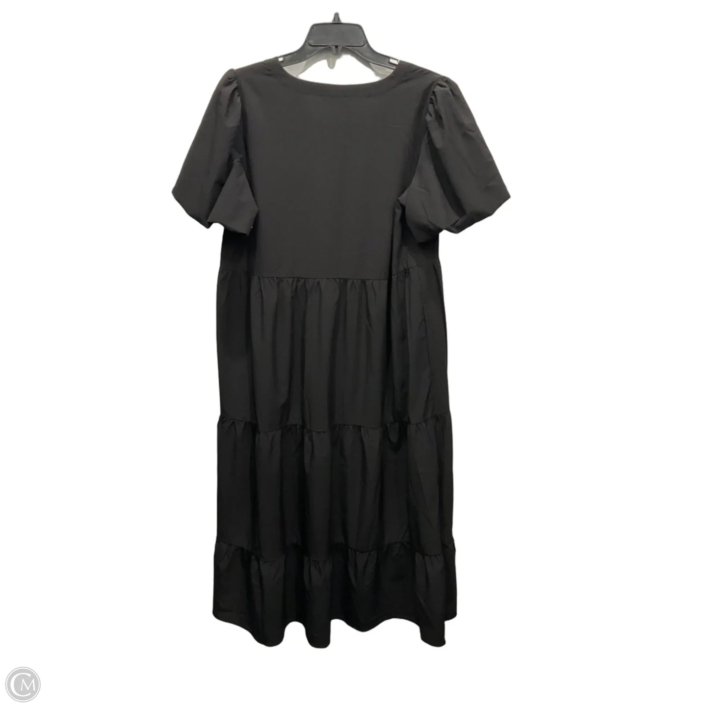 Dress Casual Maxi By Modern Works In Black, Size: L