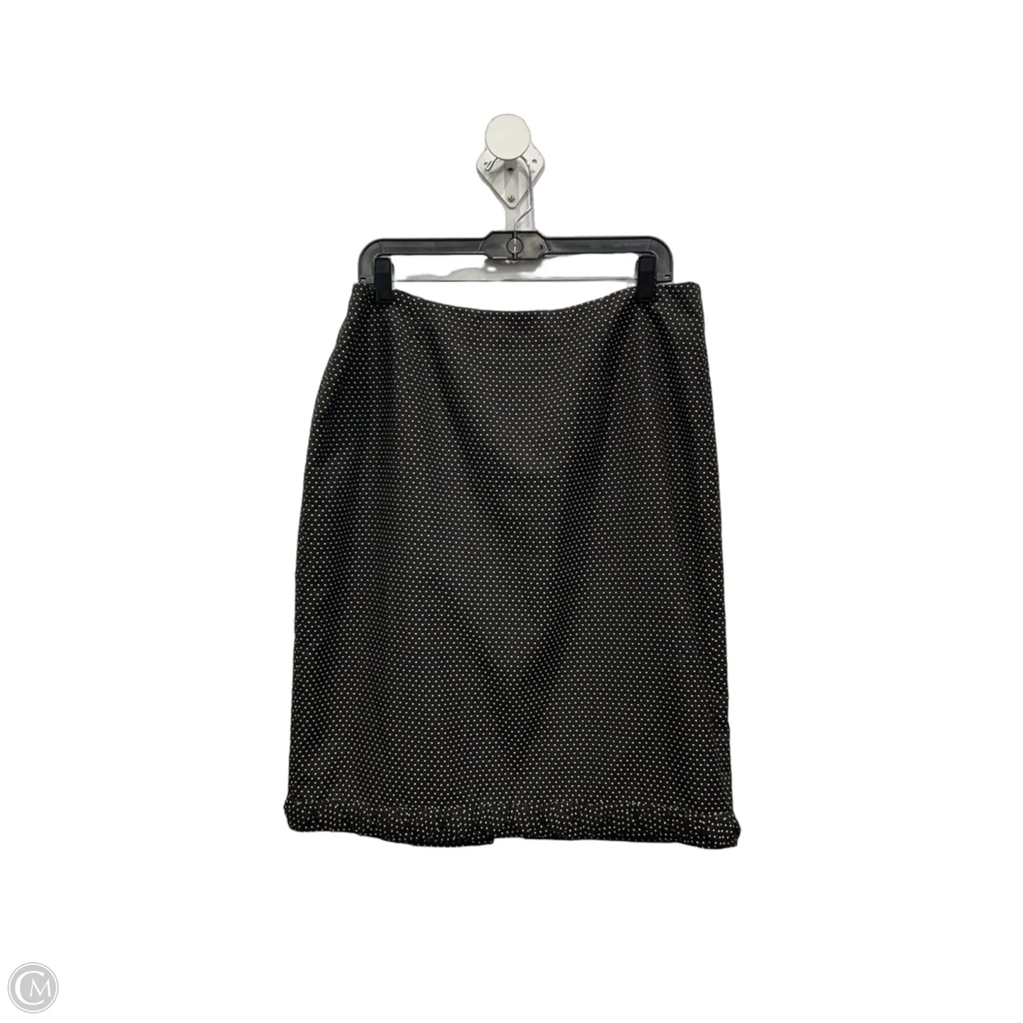 Skirt Midi By Peck And Peck In Black & Cream, Size: 14