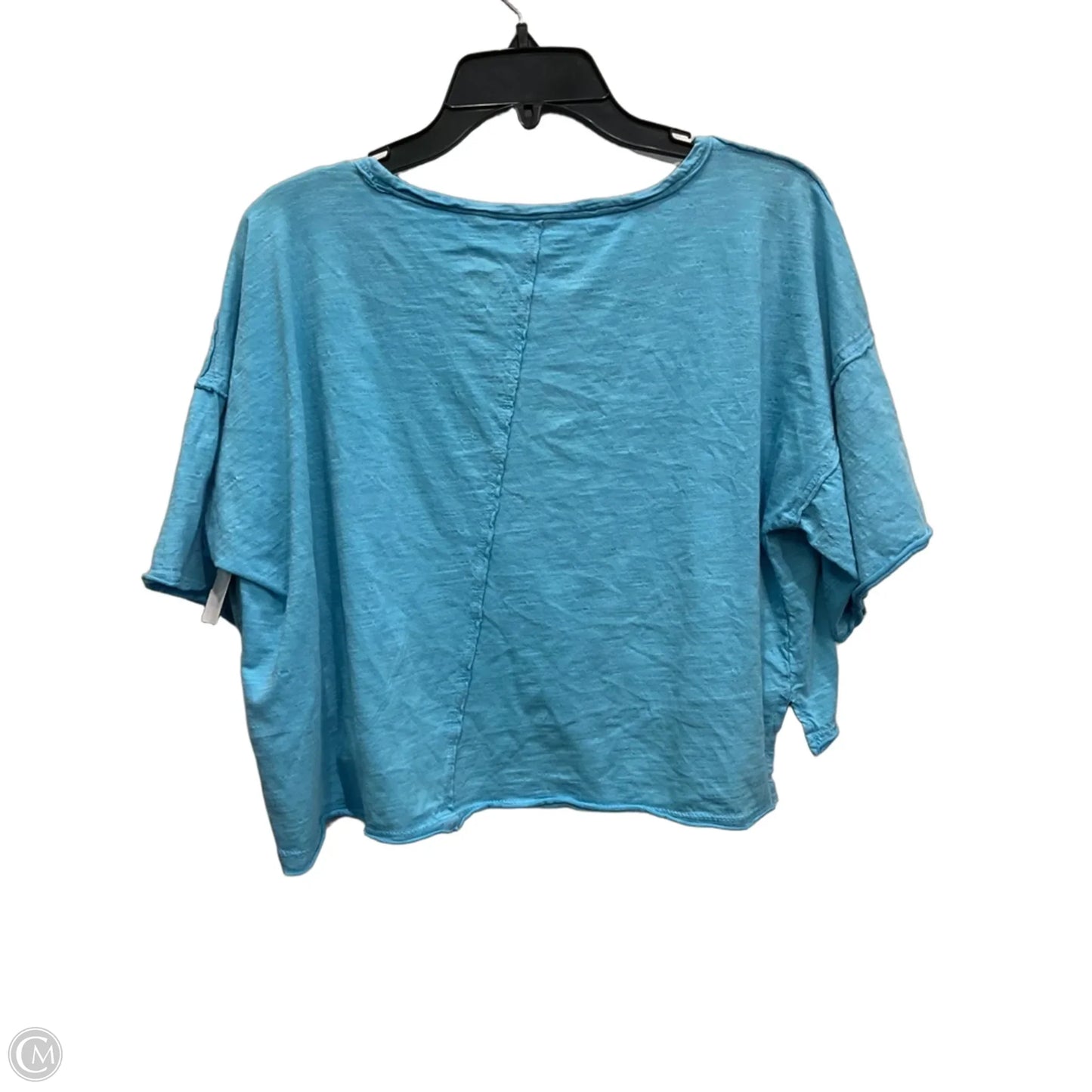 Top Short Sleeve By Pilcro In Blue, Size: L