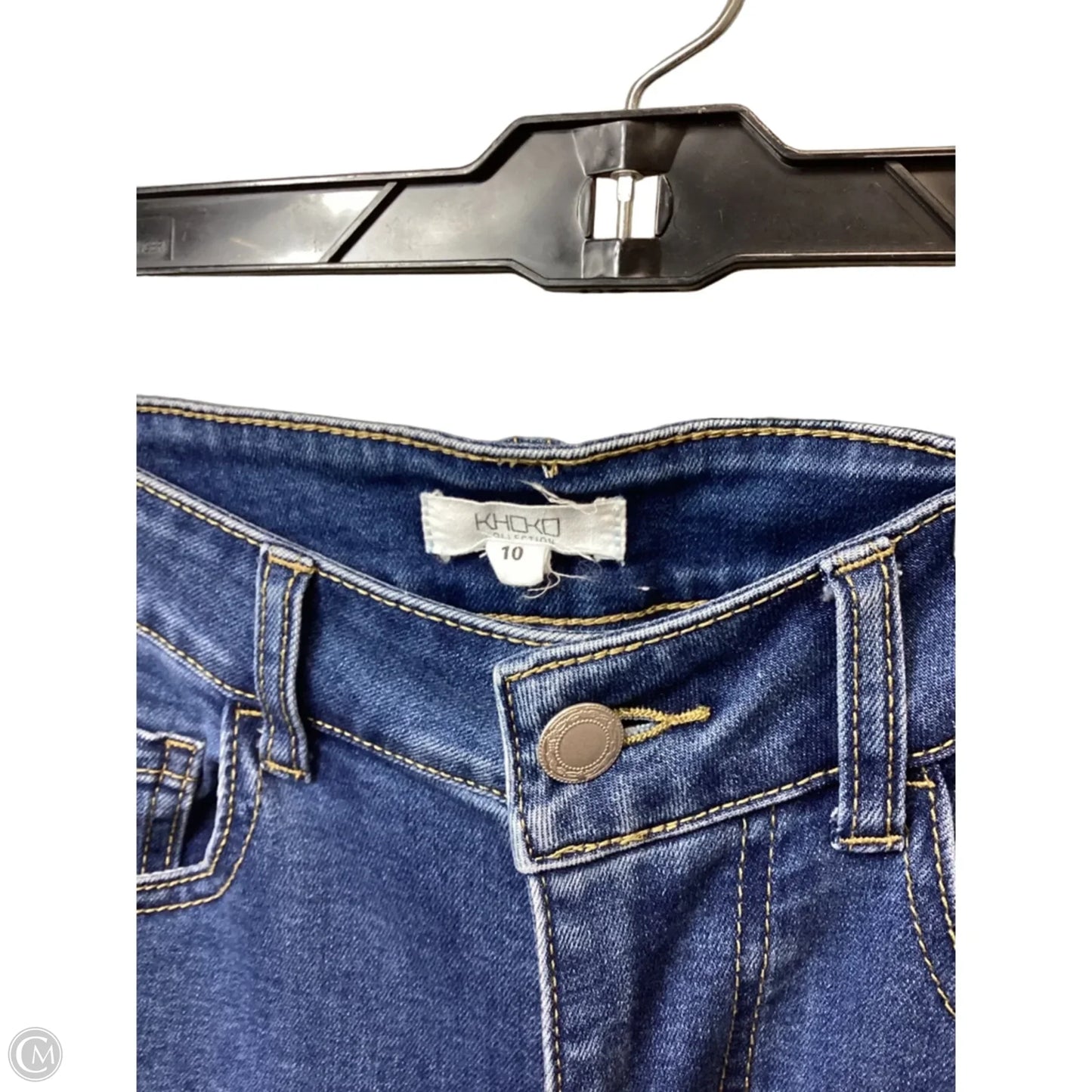 Jeans Straight By Khoko In Blue, Size: 10