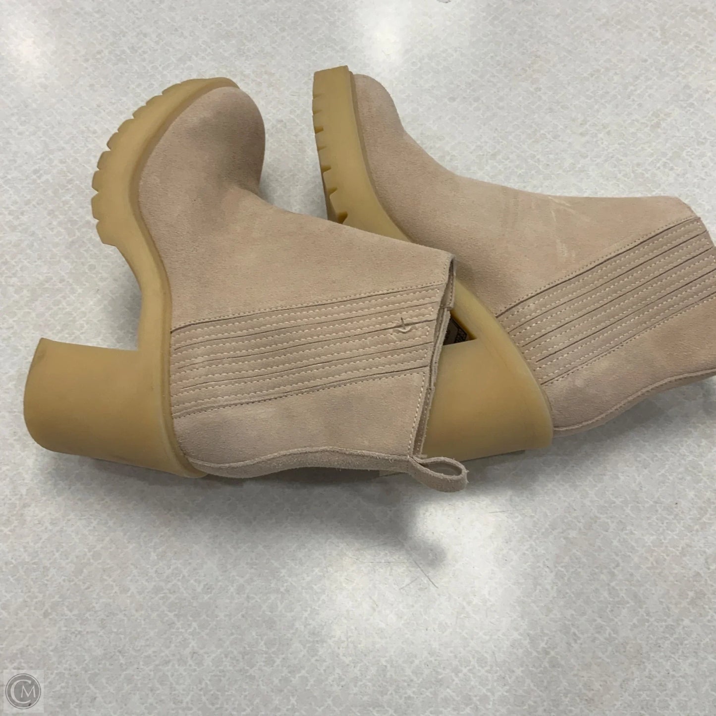 Boots Ankle Heels By Dolce Vita In Tan, Size: 9.5