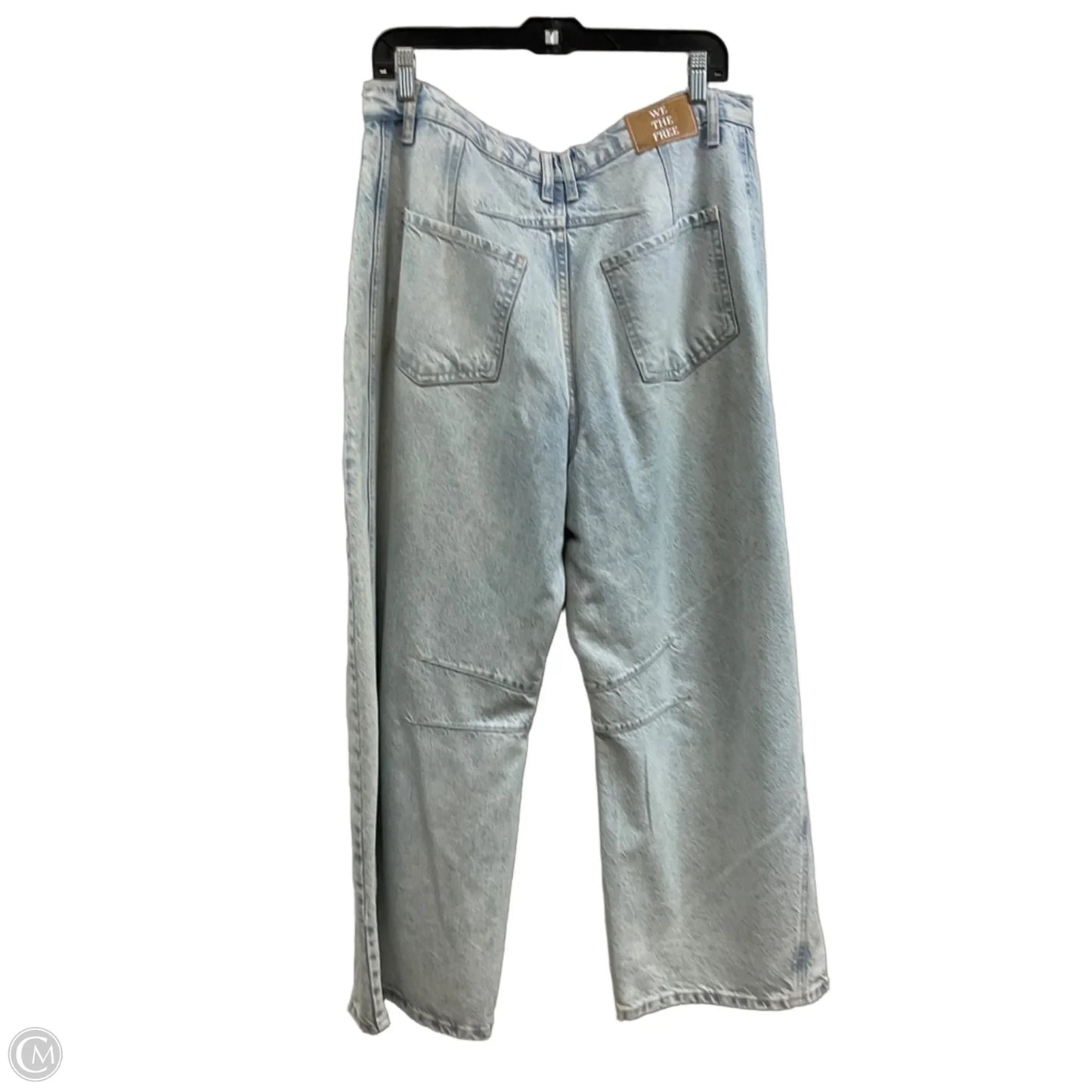 Jeans Wide Leg By We The Free In Blue Denim, Size: 14
