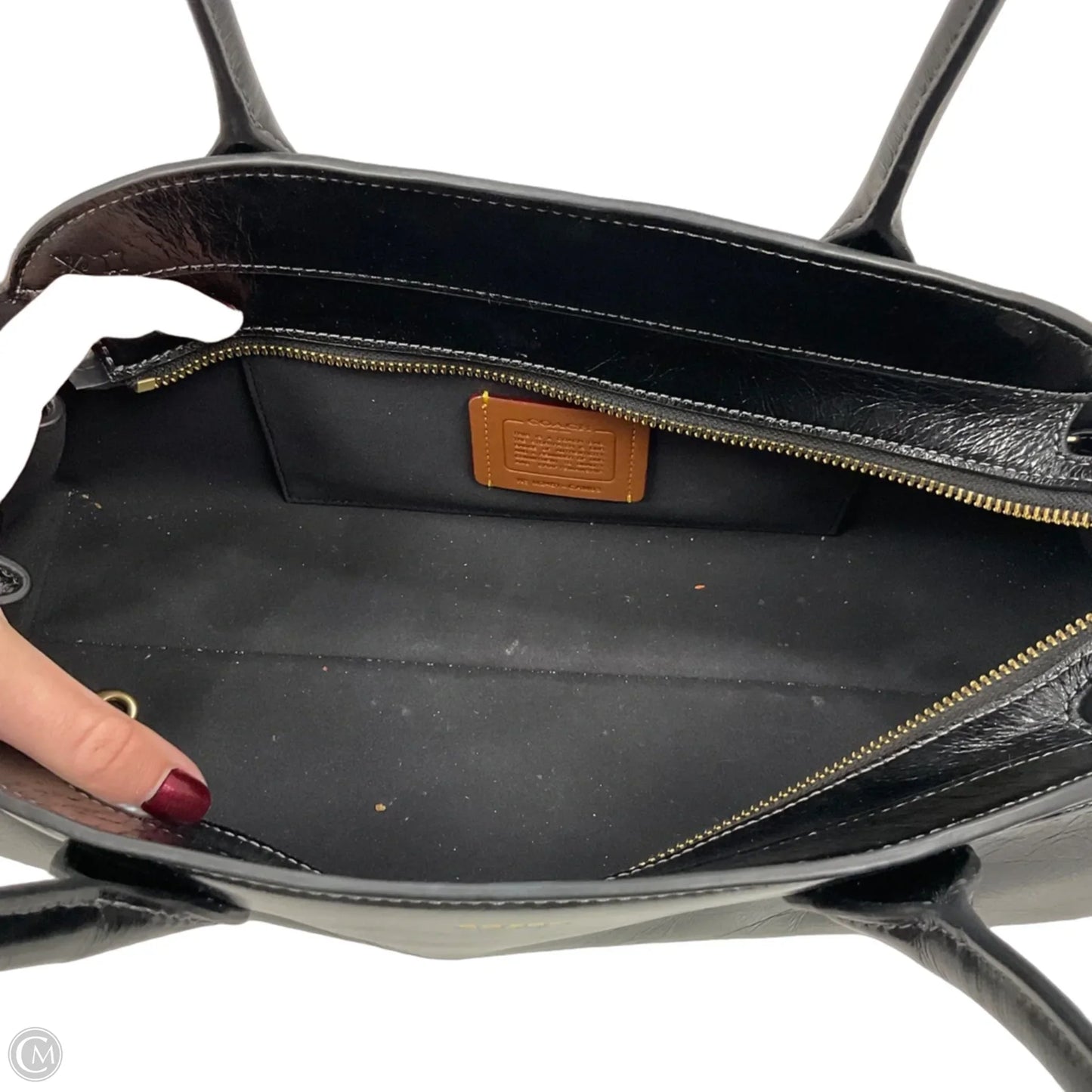 Handbag Designer By Coach, Size: Medium