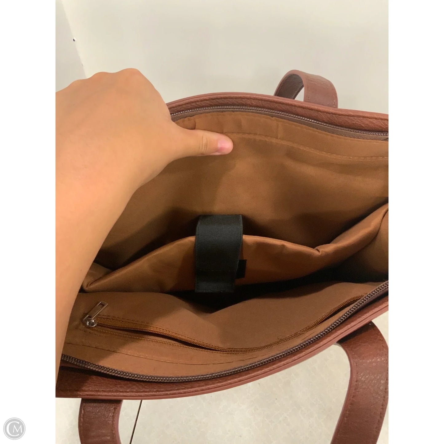 Laptop Bag By Flowston, Size: Large