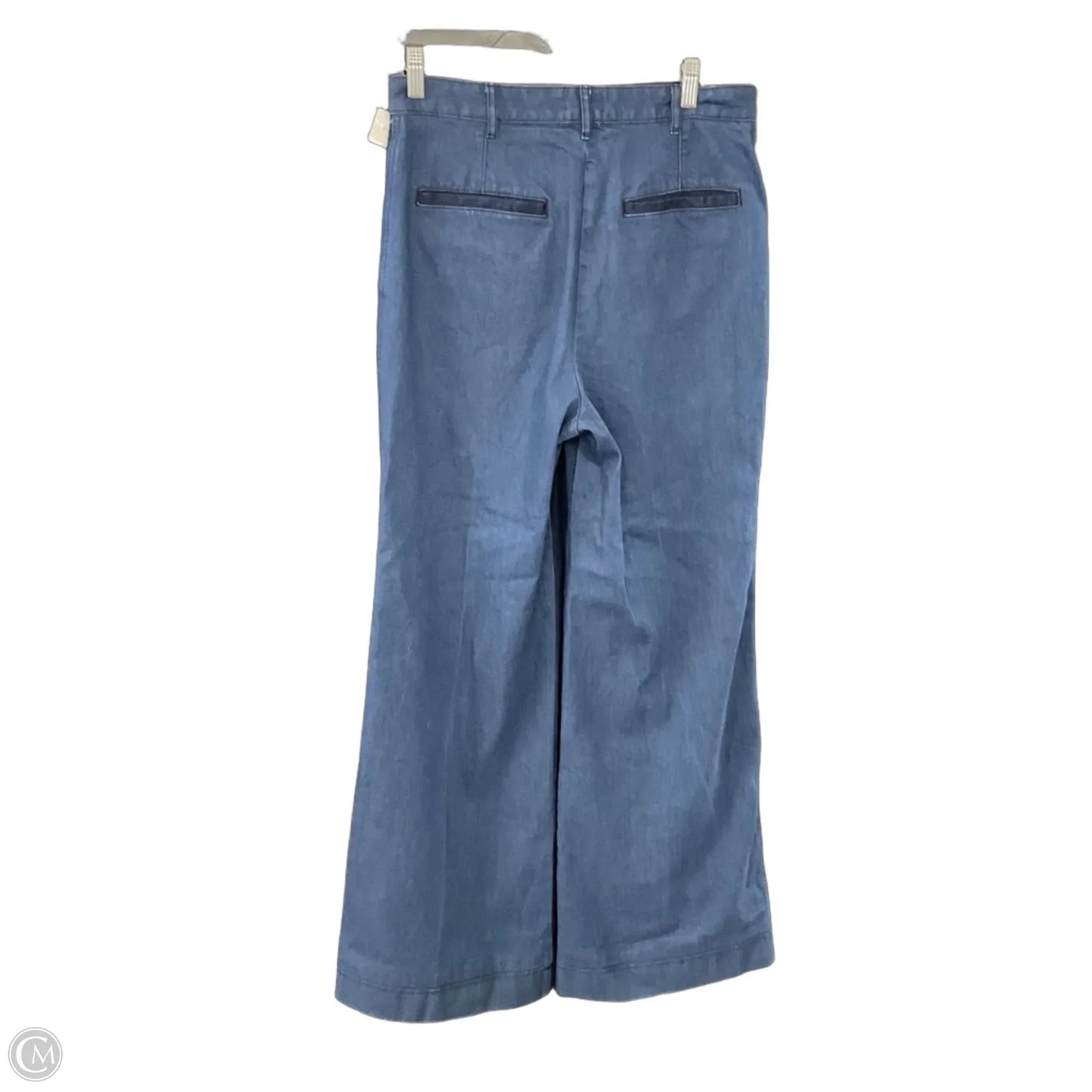 Jeans Designer / Wide Leg By Kate Spade In Blue Denim, Size: 10