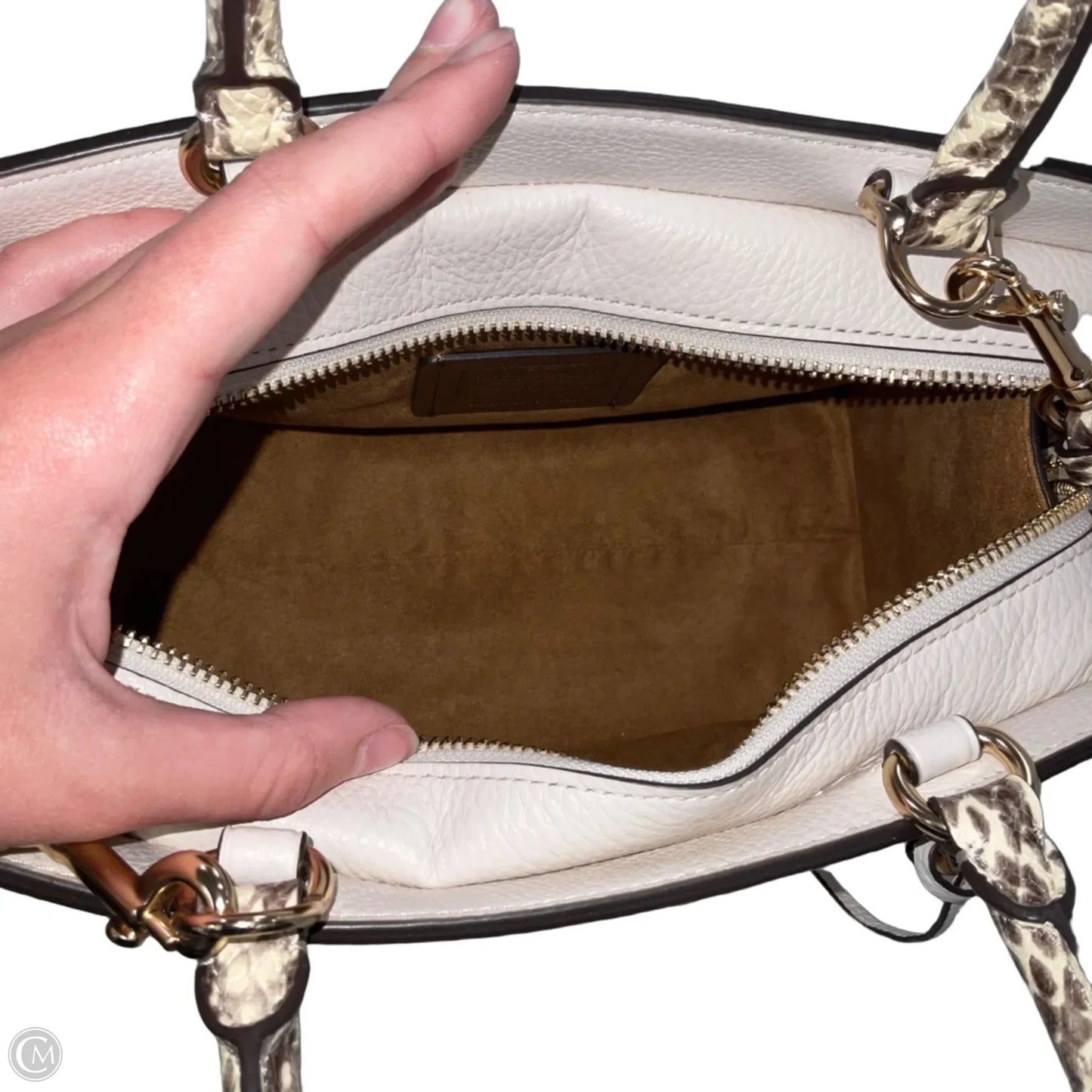 Handbag Designer By Coach, Size: Medium