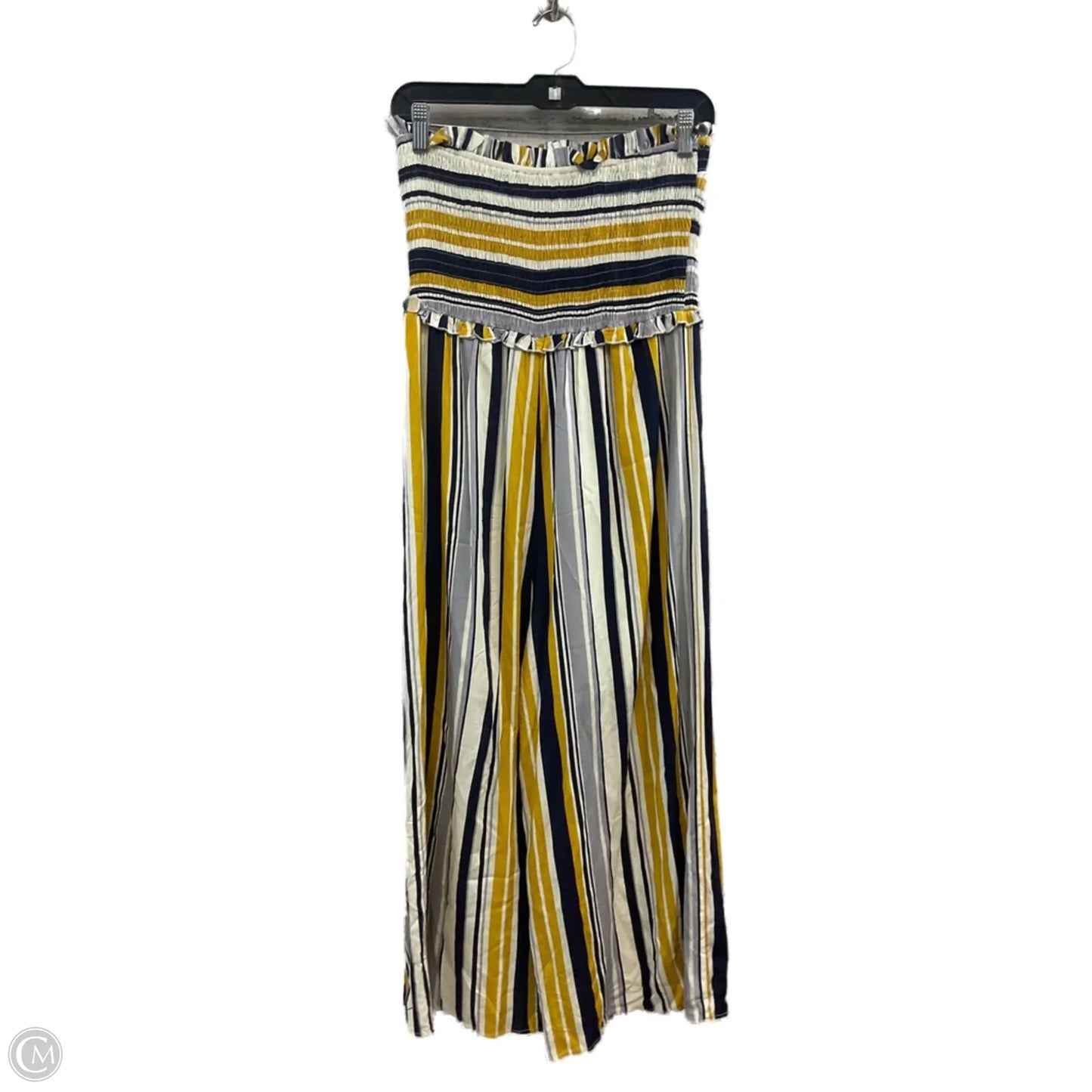 Jumpsuit By Hem & Thread In Blue & Yellow, Size: M