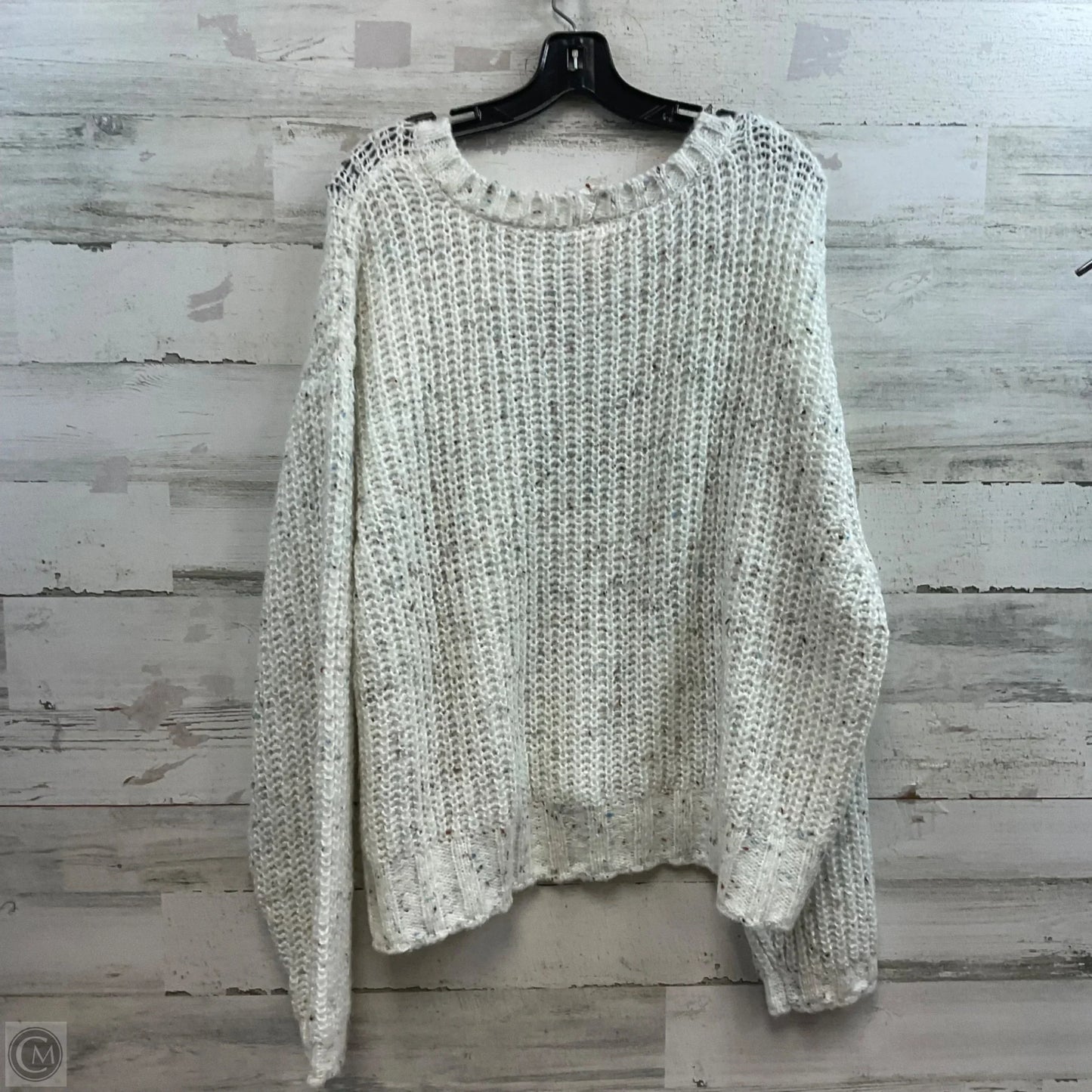 Sweater By Ana In Cream, Size: 2x