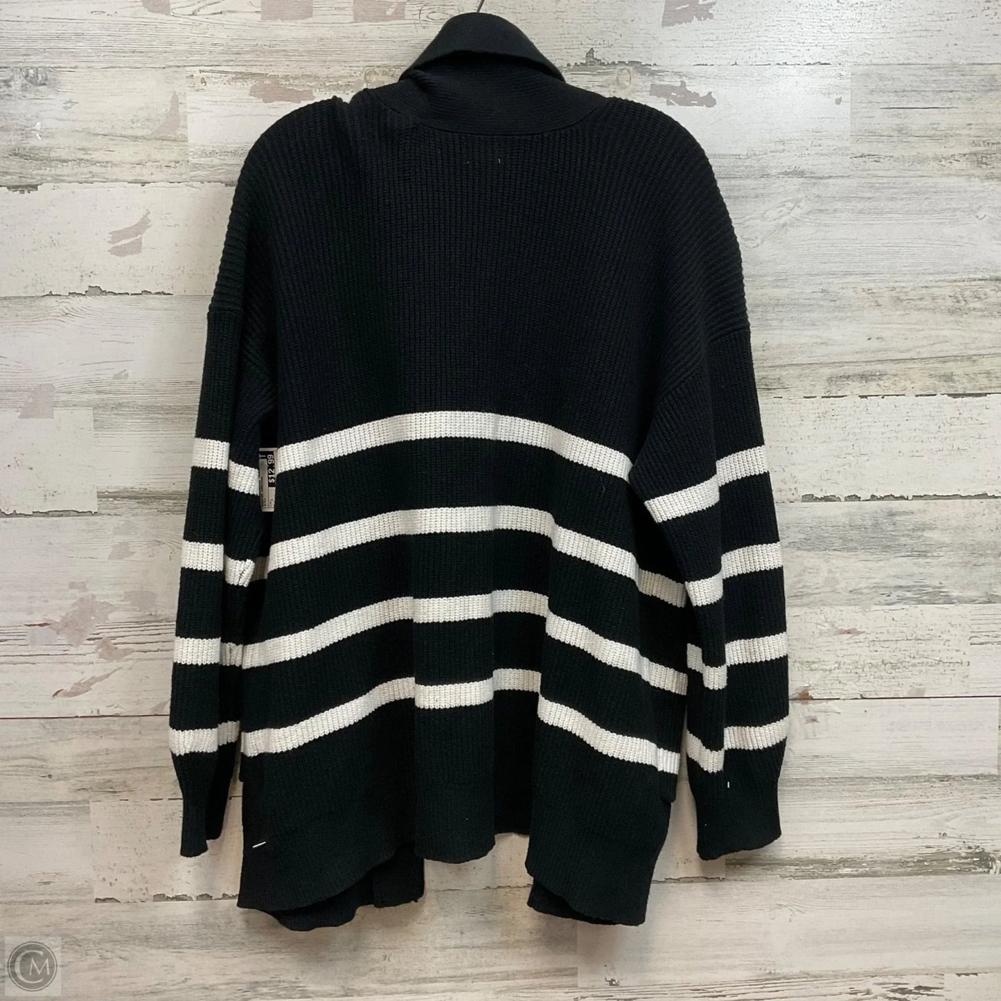 Sweater Cardigan By A New Day In Black, Size: L