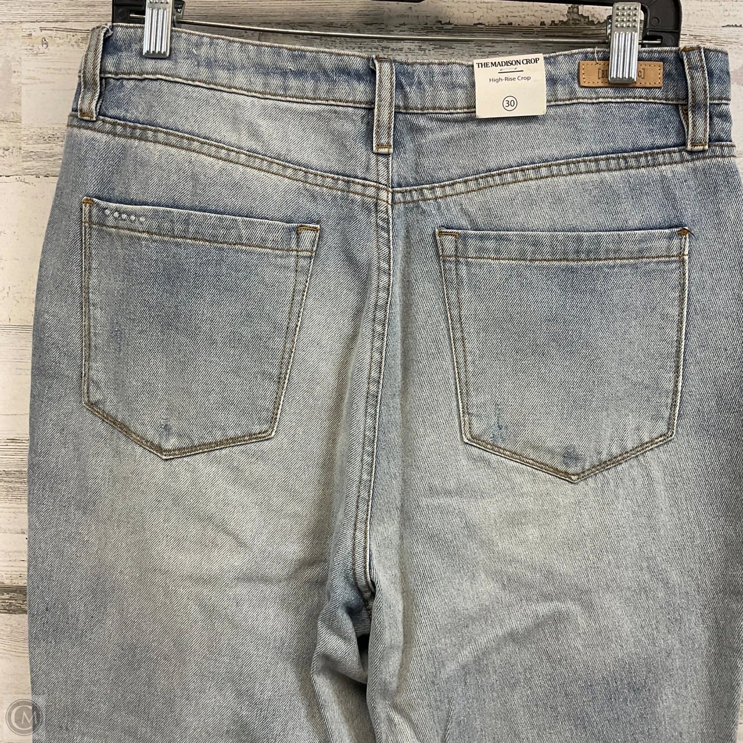 Jeans Cropped By Blanknyc In Blue Denim, Size: 10