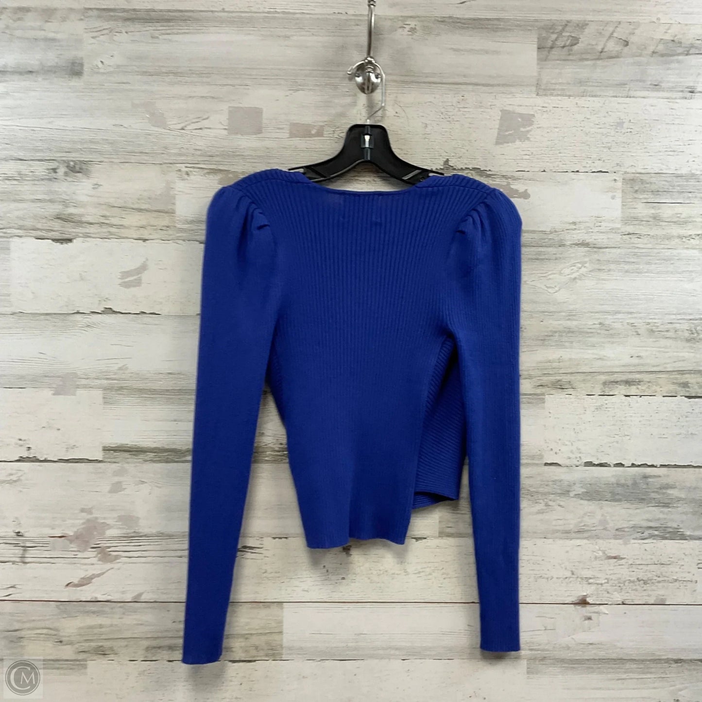 Top Long Sleeve By Pink Rose In Blue, Size: S
