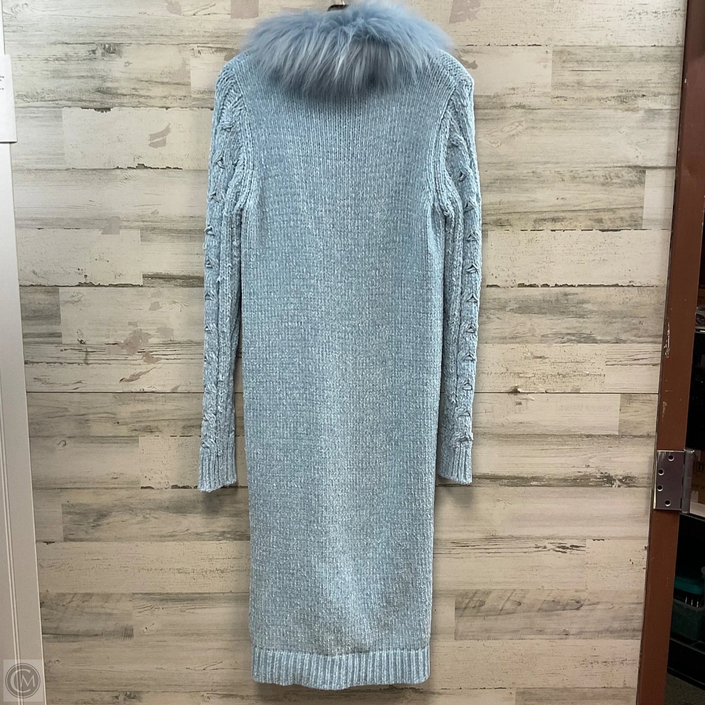 Sweater Cardigan By Boston Proper In Blue, Size: M