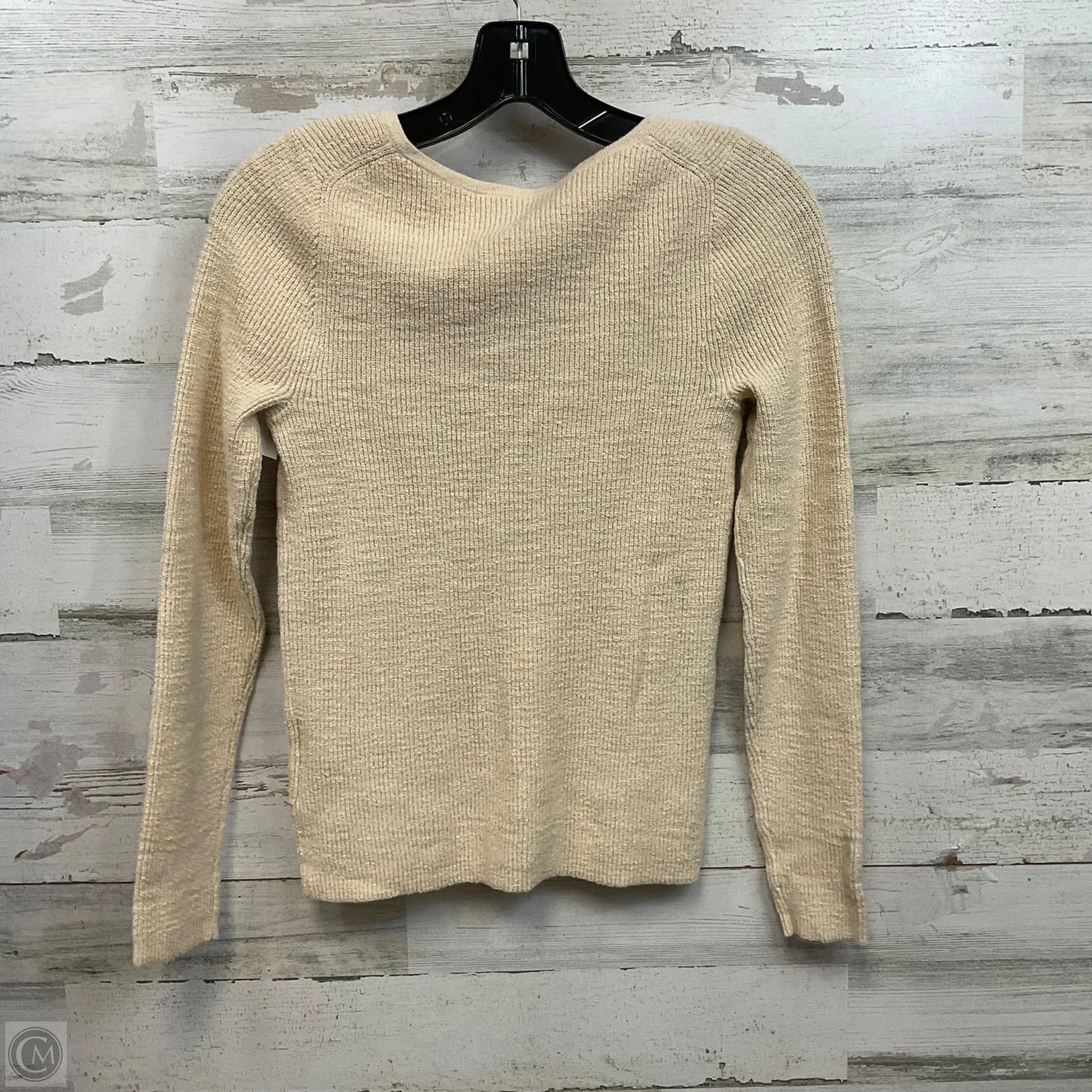 Top Long Sleeve By Madewell In Tan, Size: S