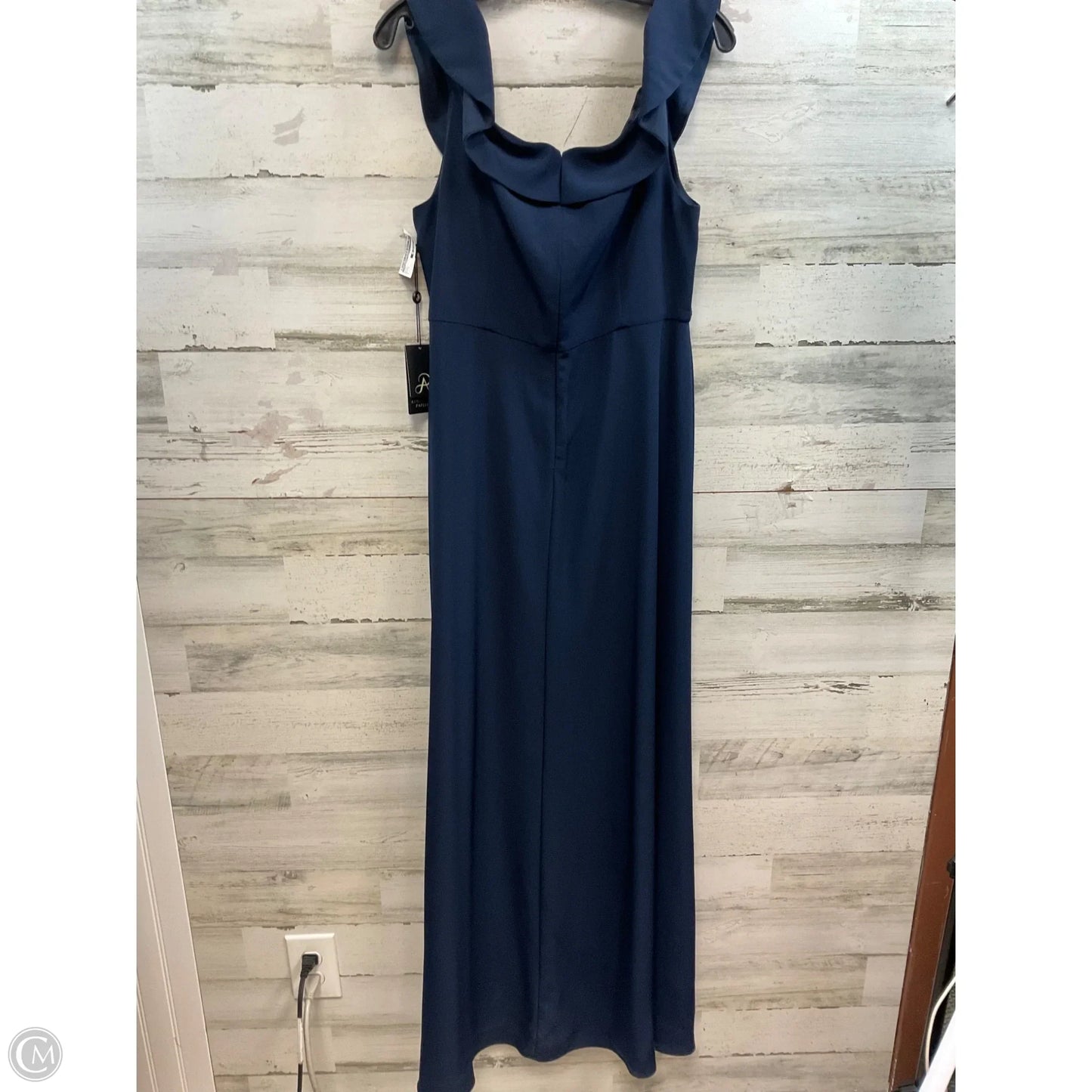 Dress Party Long By Adrianna Papell In Blue, Size: L