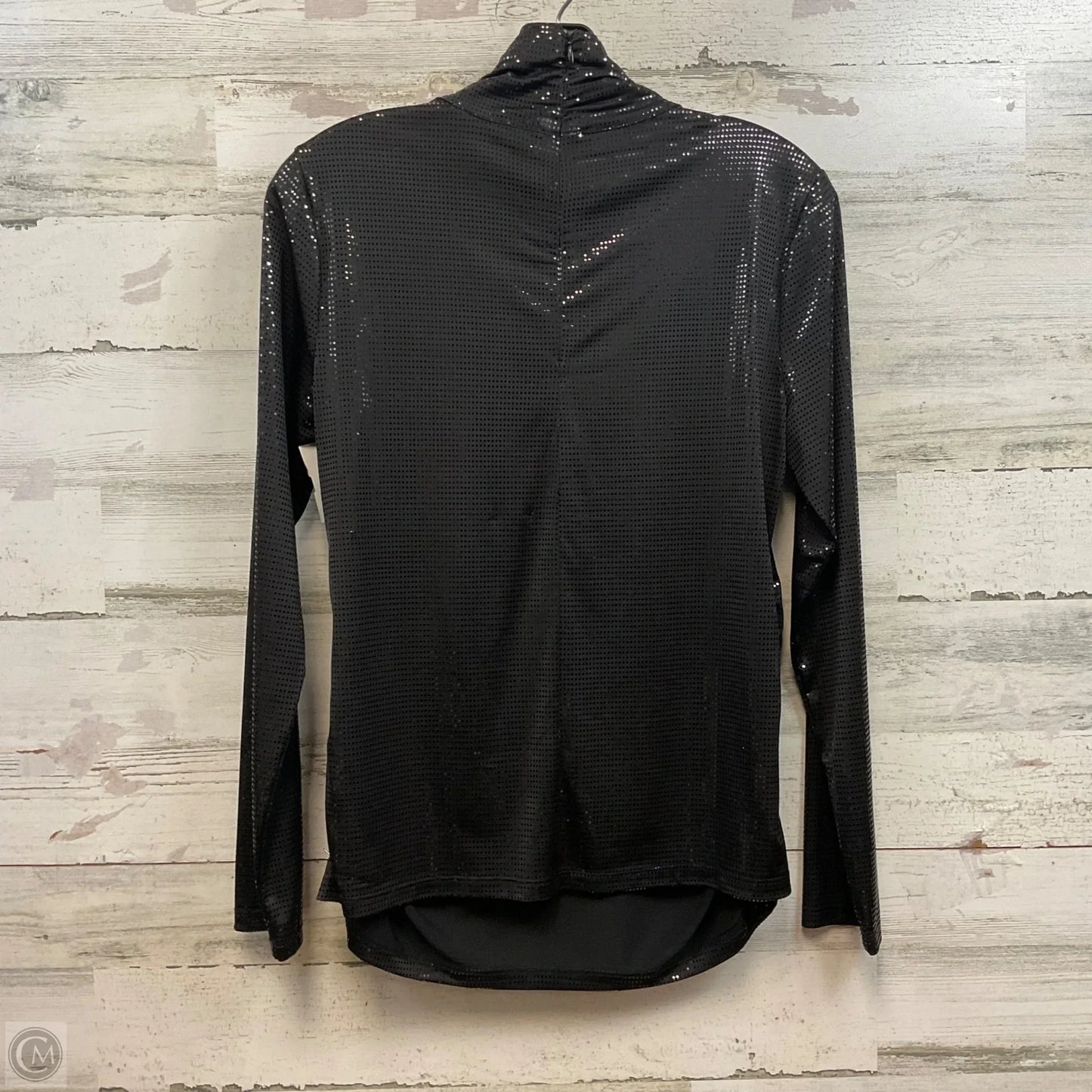 Blouse Long Sleeve By Calvin Klein In Black, Size: S