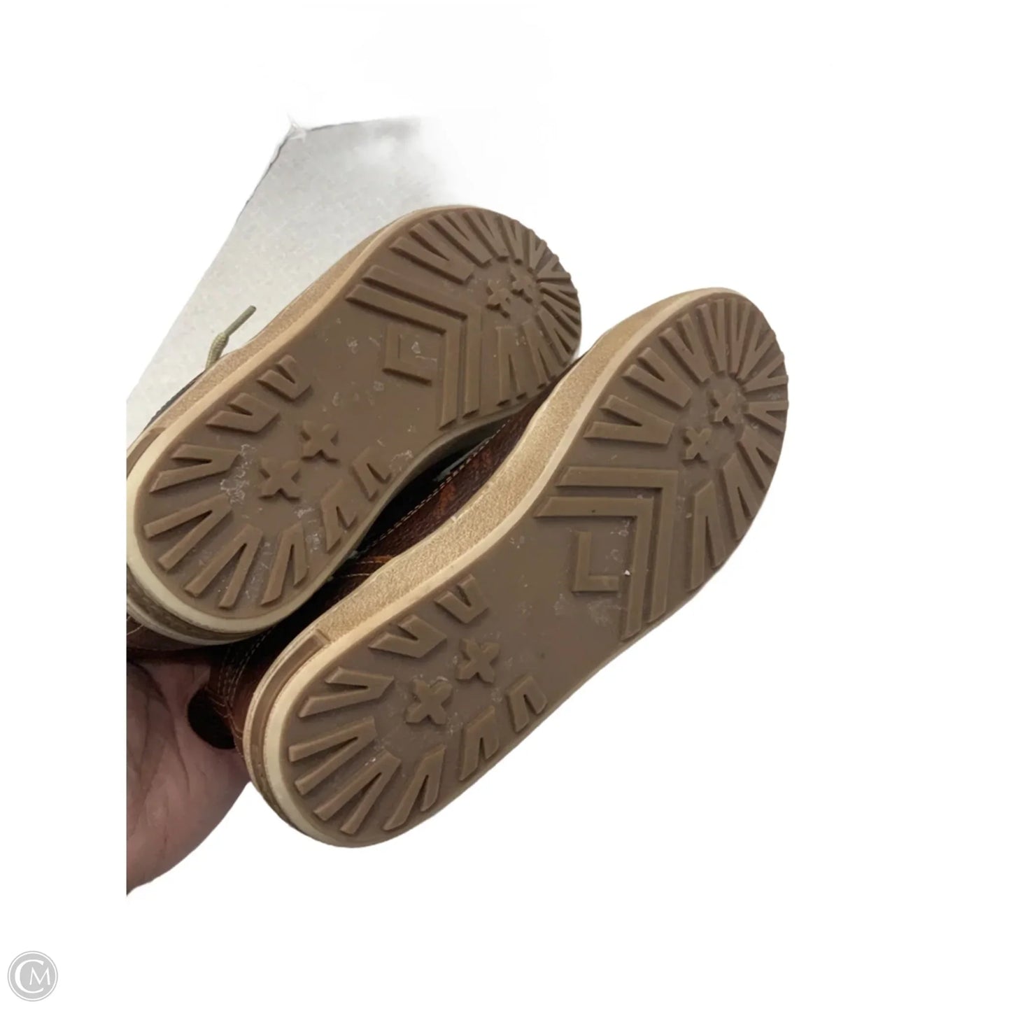 Boots Ankle Flats By Inkkas In Brown, Size: 10