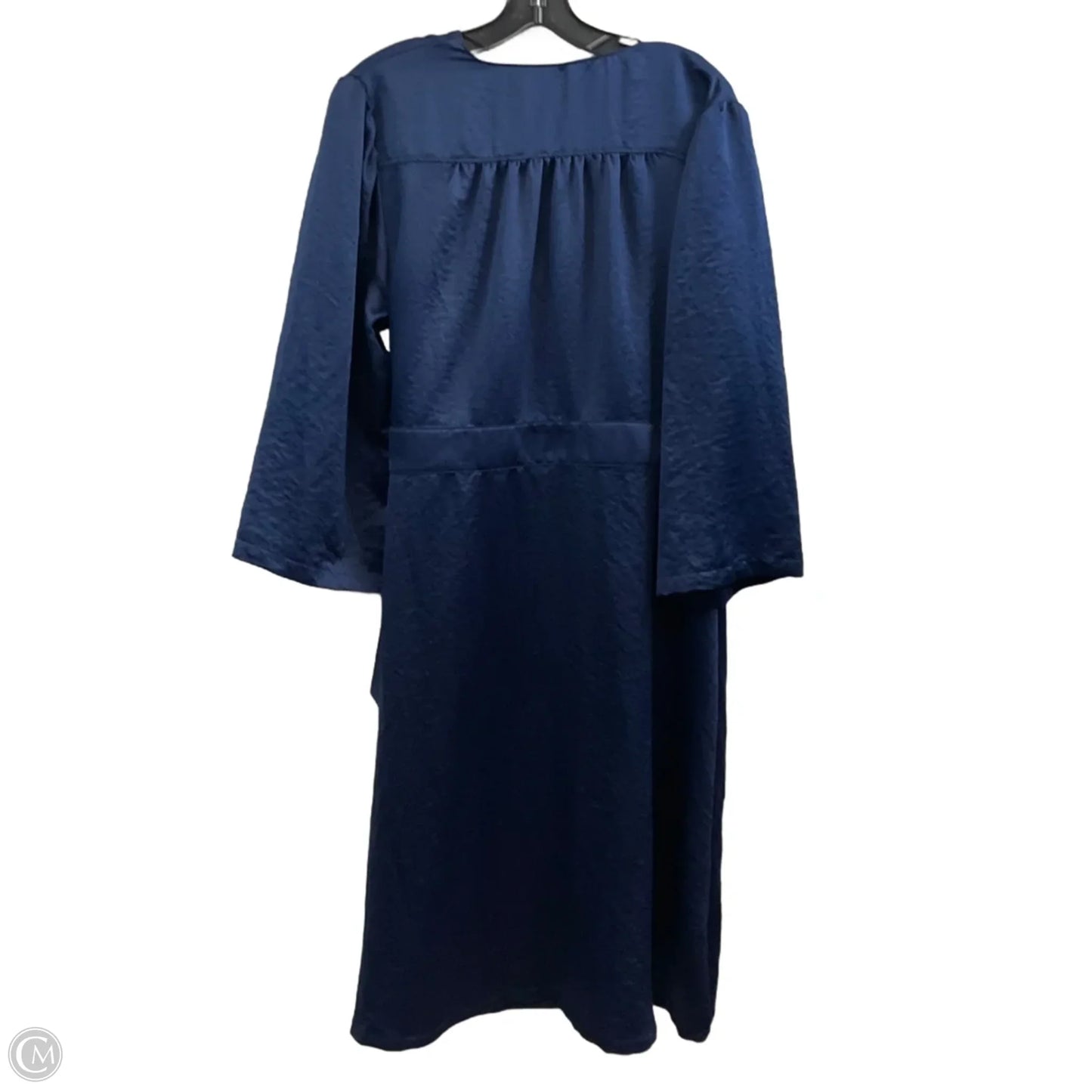 Dress Casual Midi By Prologue In Blue, Size: Xxl