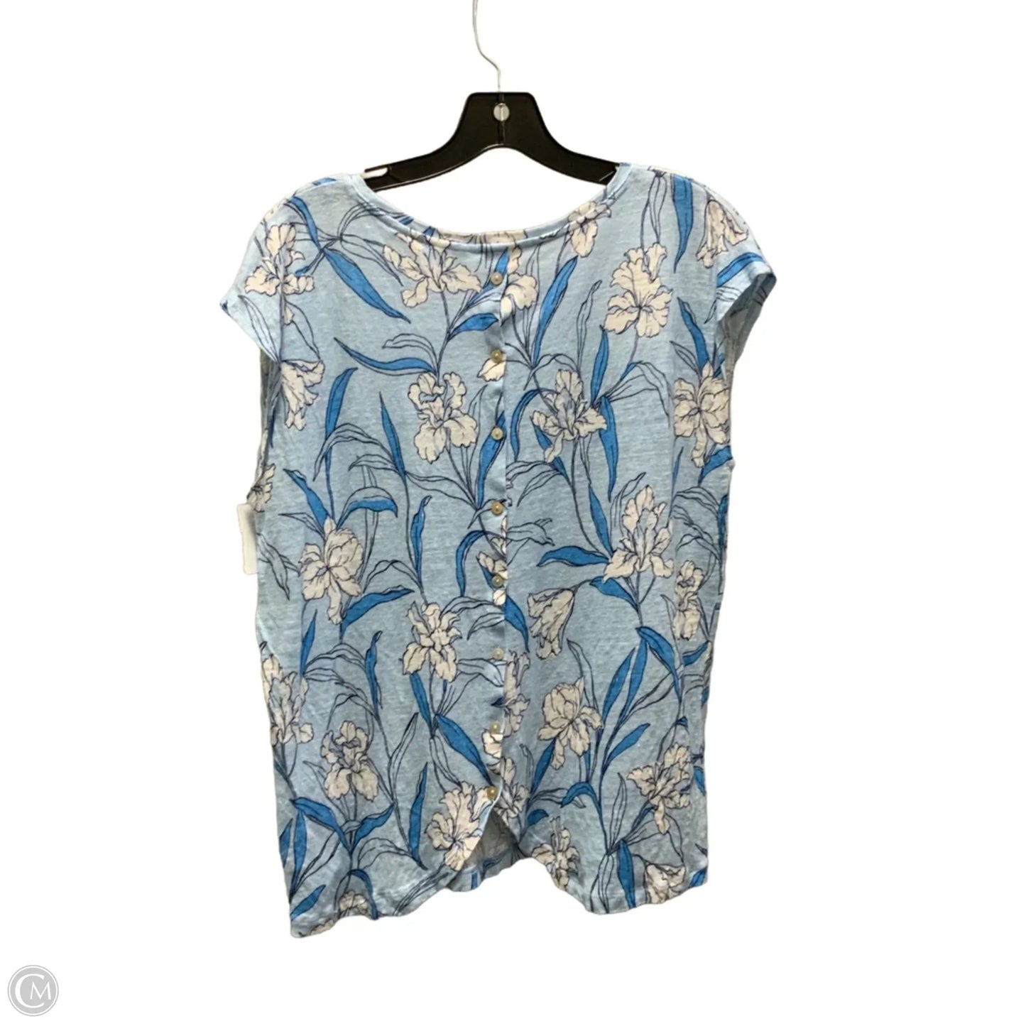Top Sleeveless By Cynthia Rowley In Blue, Size: Xl