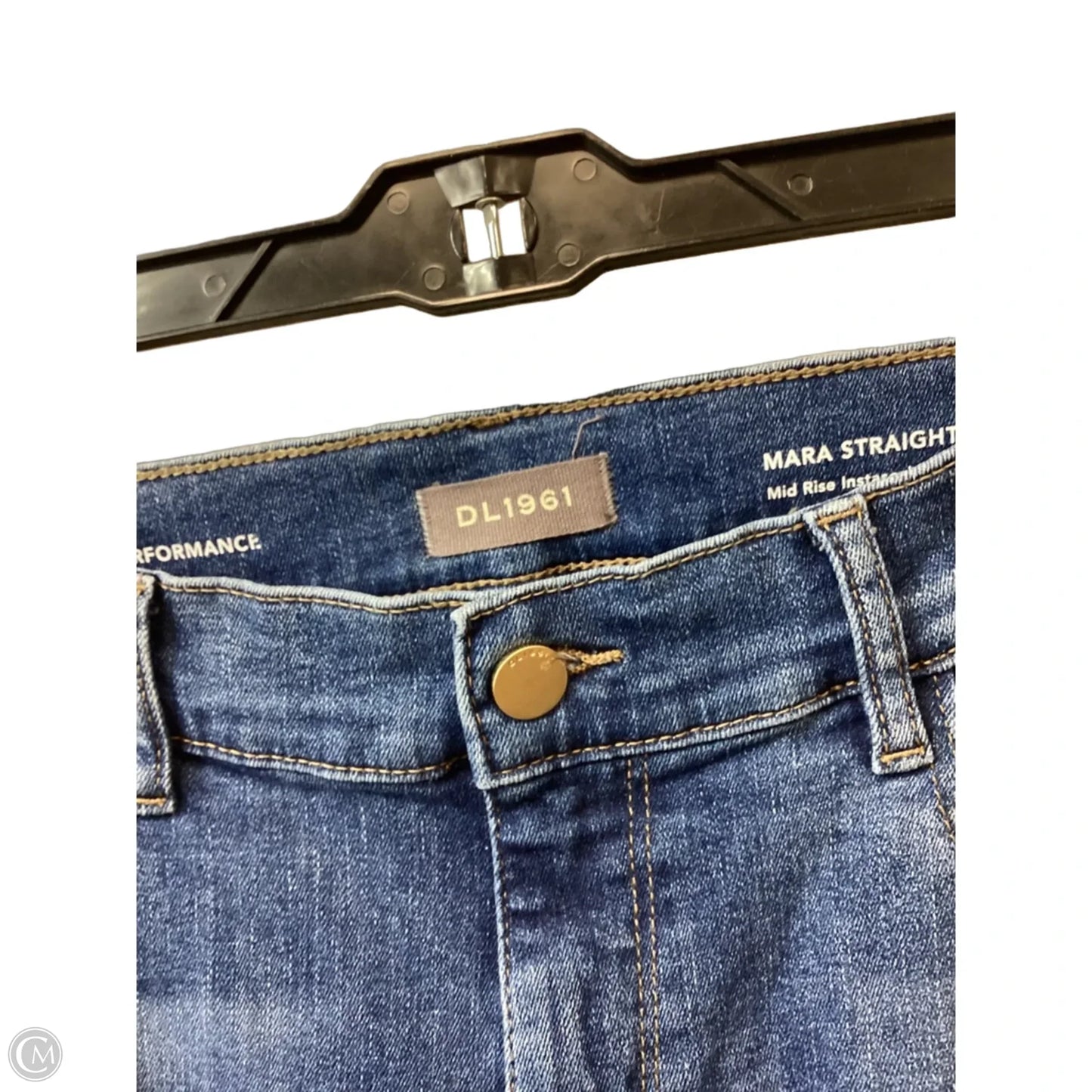 Jeans Straight By Dl1961 In Blue Denim, Size: 10