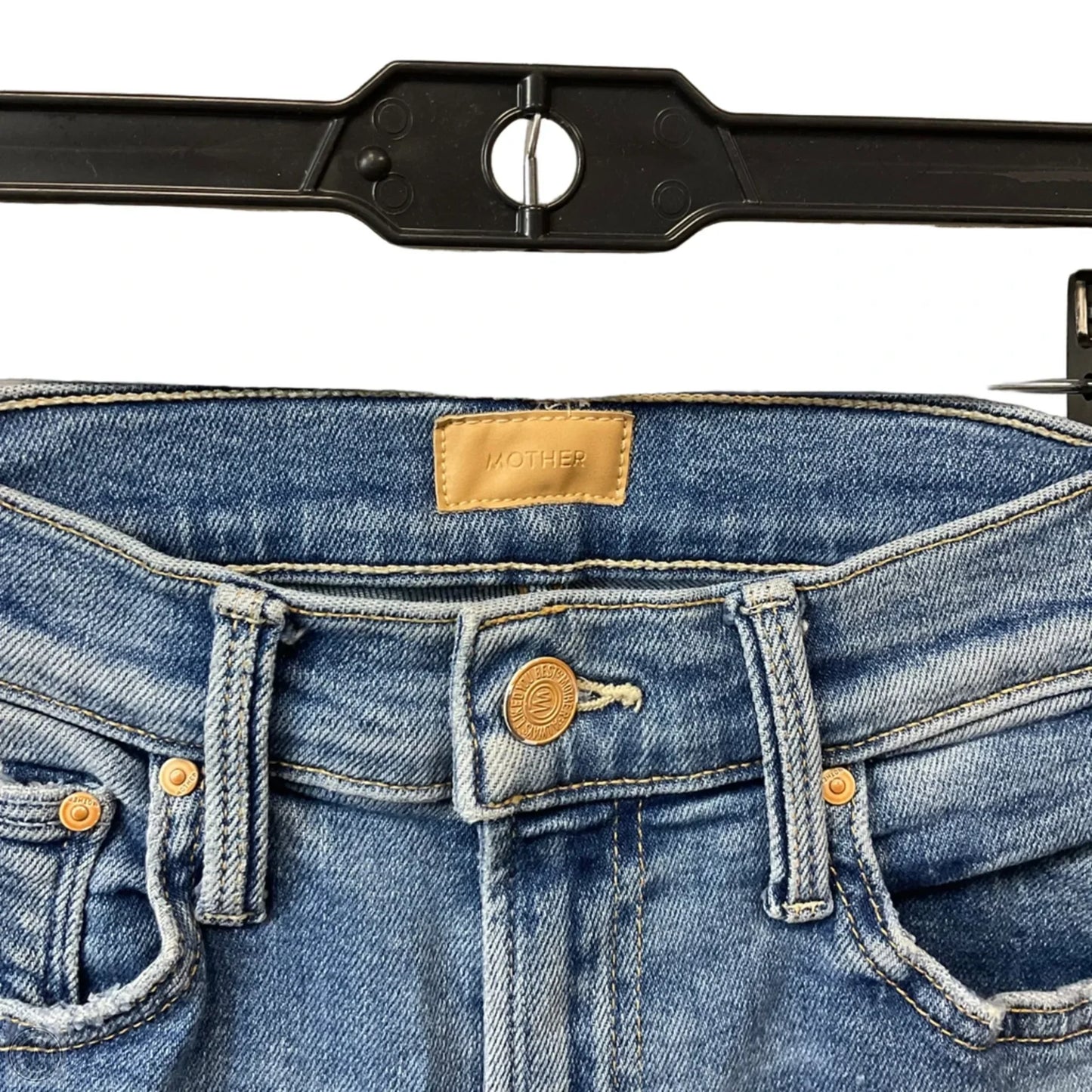 Jeans Boot Cut By Mother In Blue Denim, Size: 2