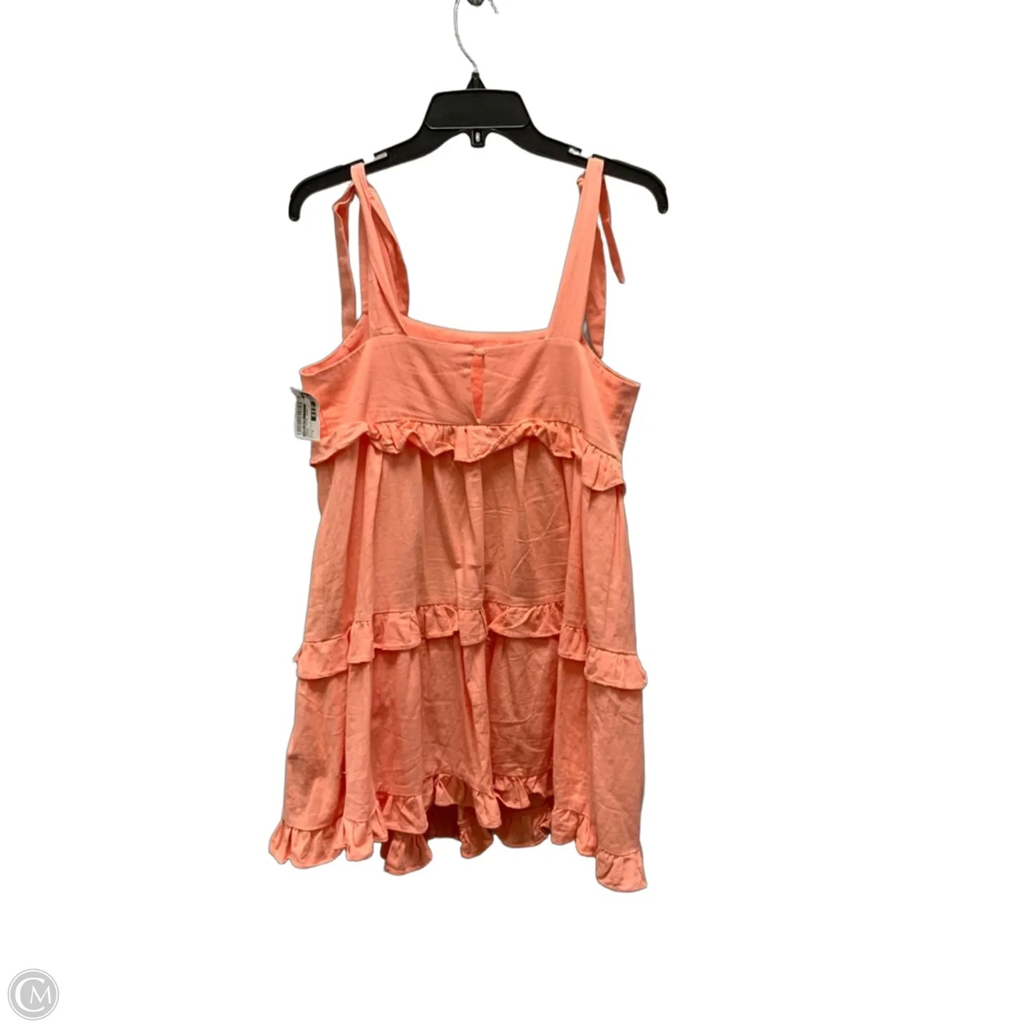 Dress Casual Short By Idem Ditto In Orange, Size: S