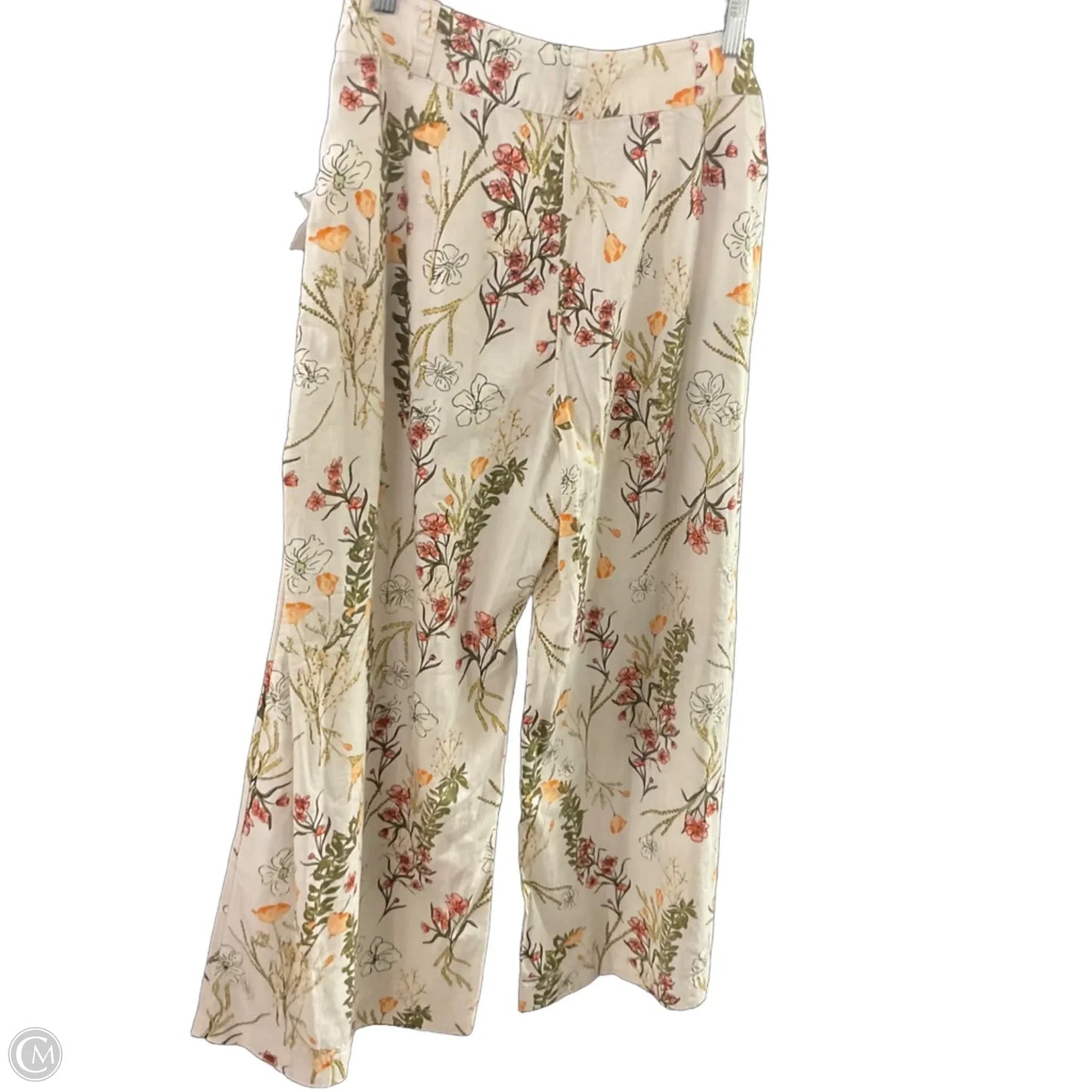 Pants Wide Leg By Free People In Cream, Size: L