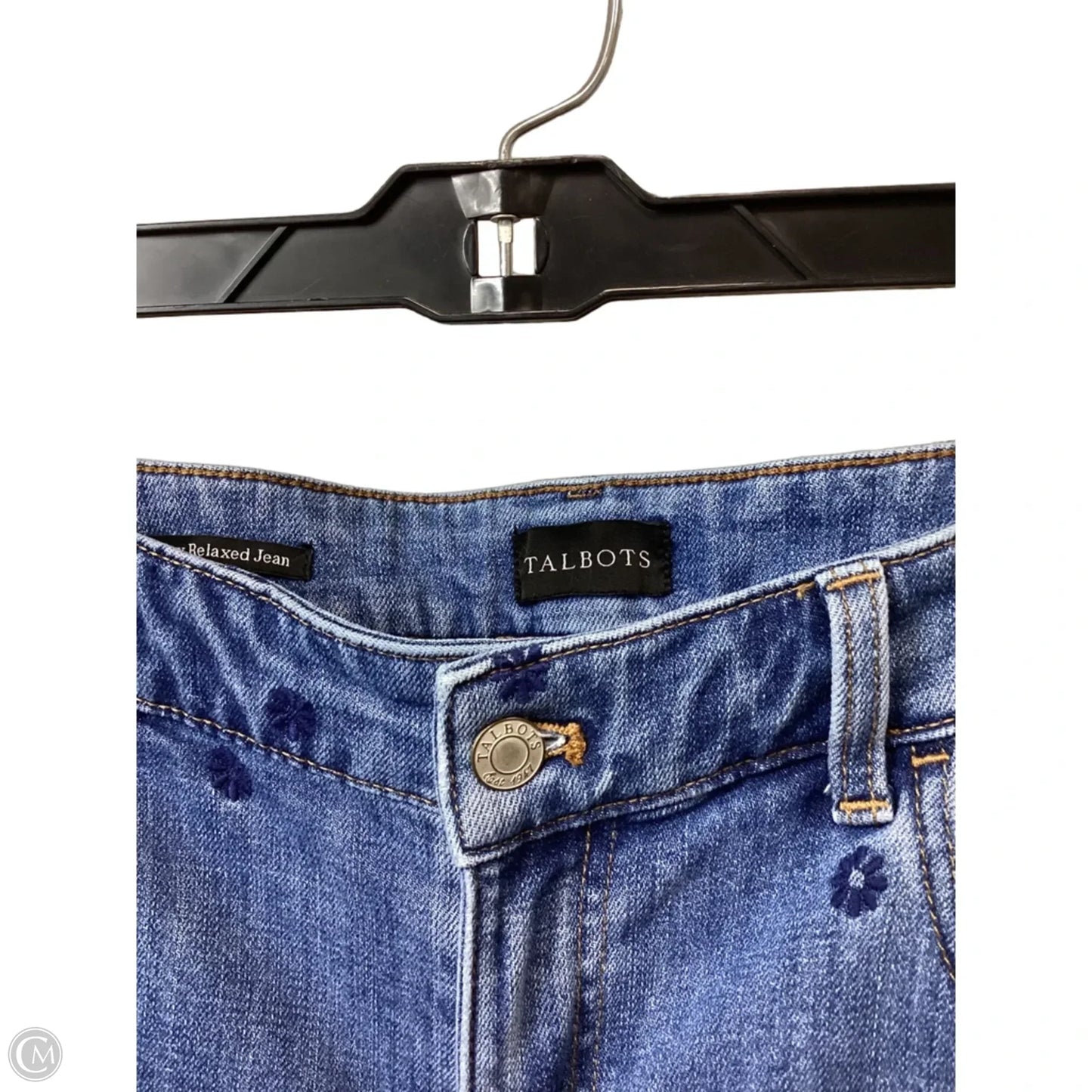 Jeans Boot Cut By Talbots In Blue Denim, Size: 10