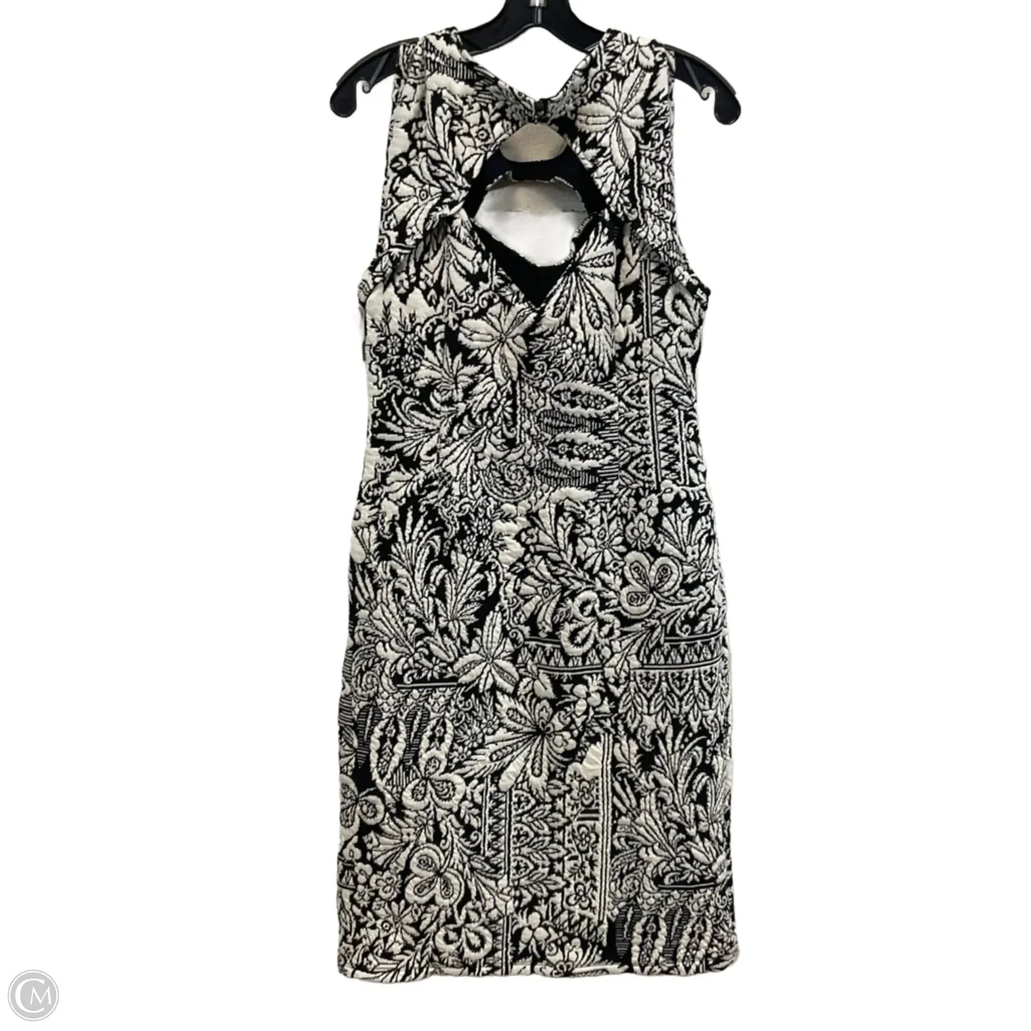 Dress Casual Short By Anthropologie In Black & White, Size: M