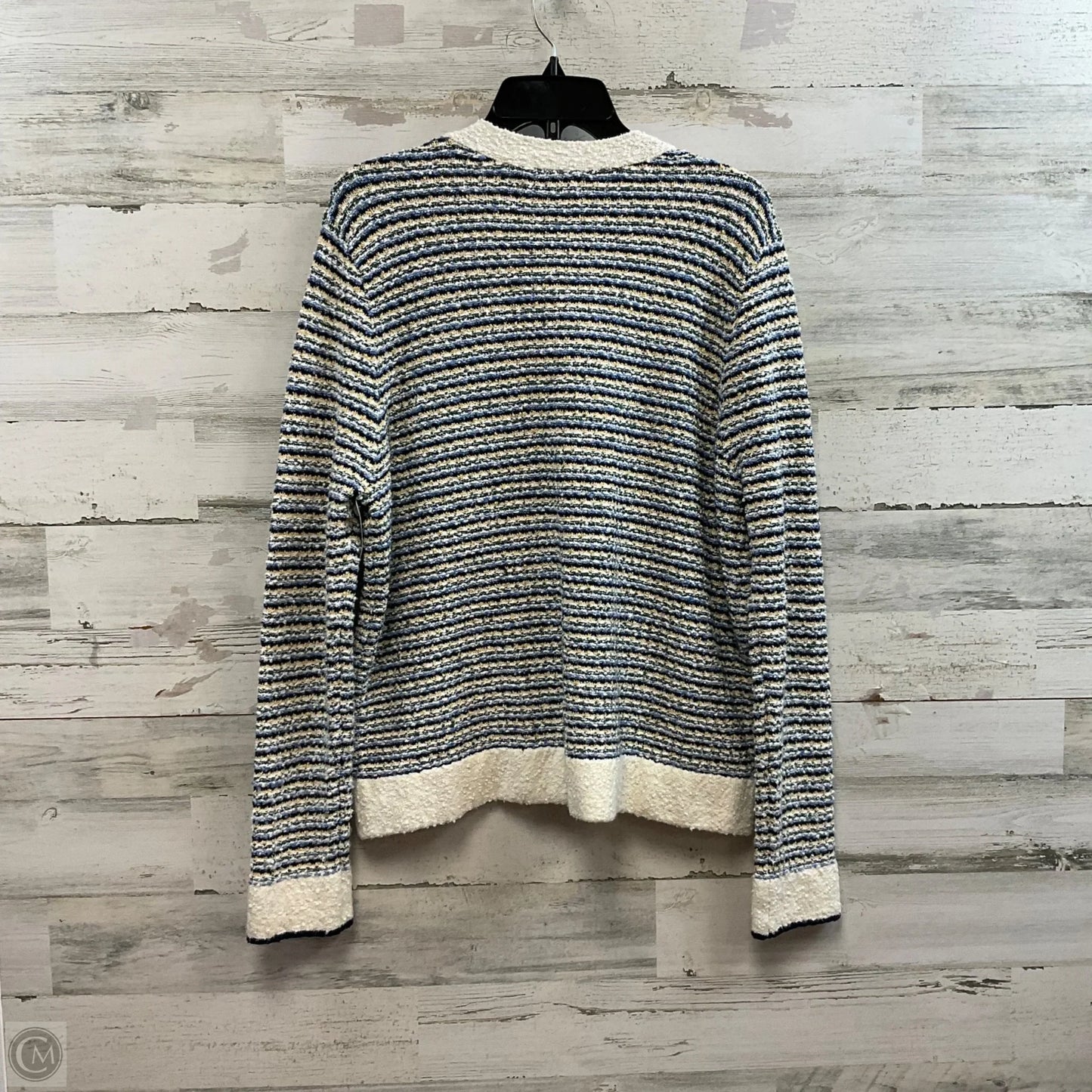 Sweater Cardigan By Liz Claiborne In Blue, Size: Xl