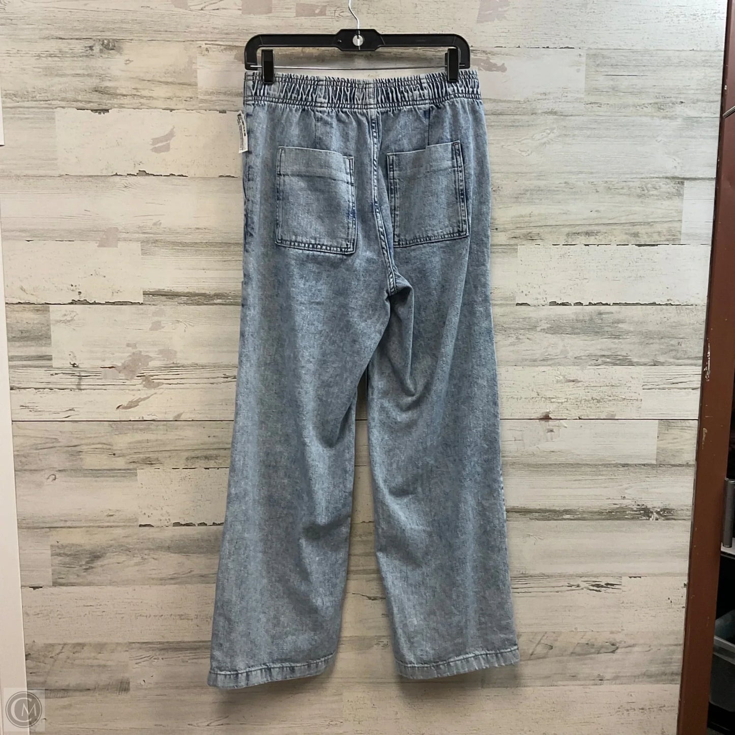 Jeans Wide Leg By Gap In Blue Denim, Size: S