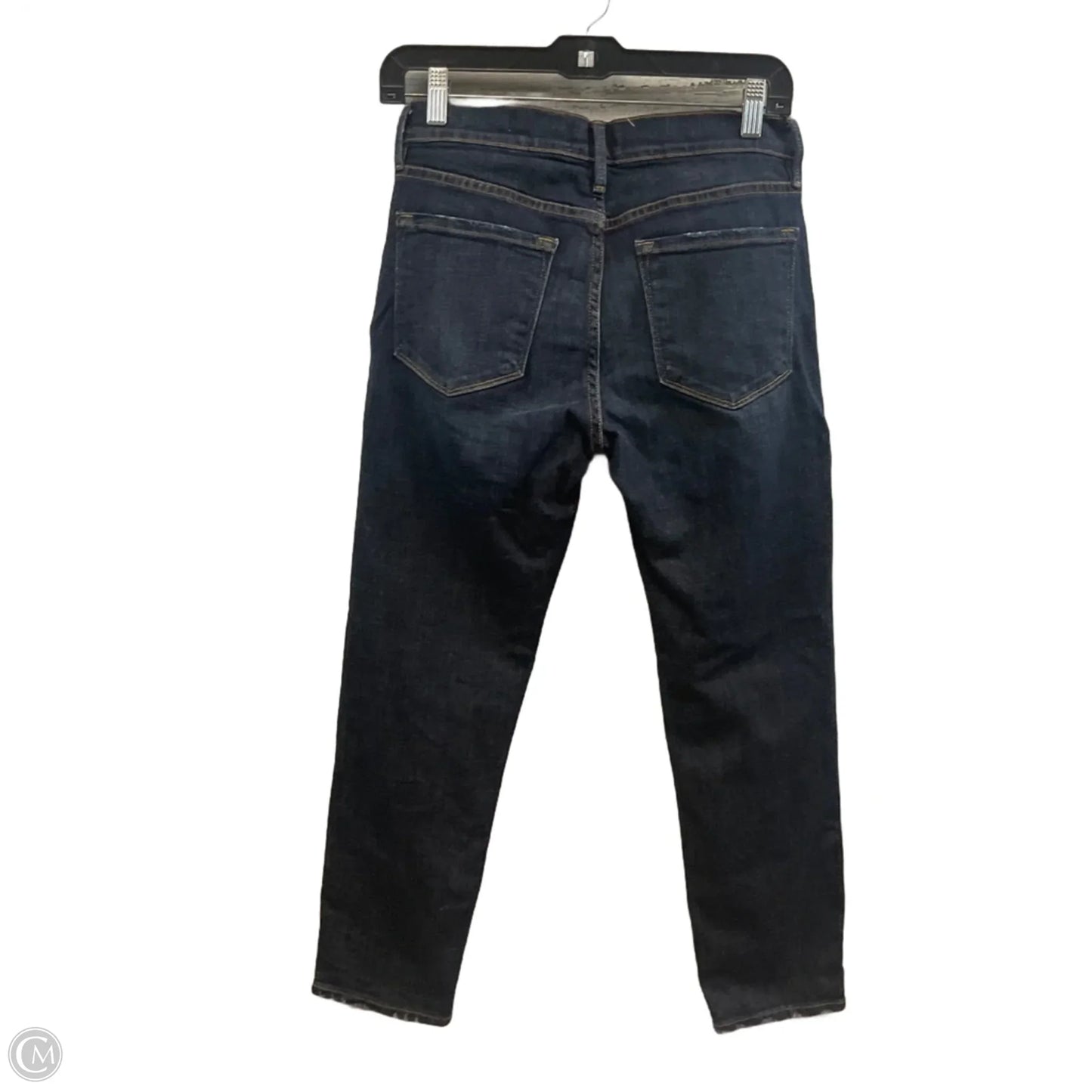 Jeans Straight By Frame In Blue Denim, Size: 0