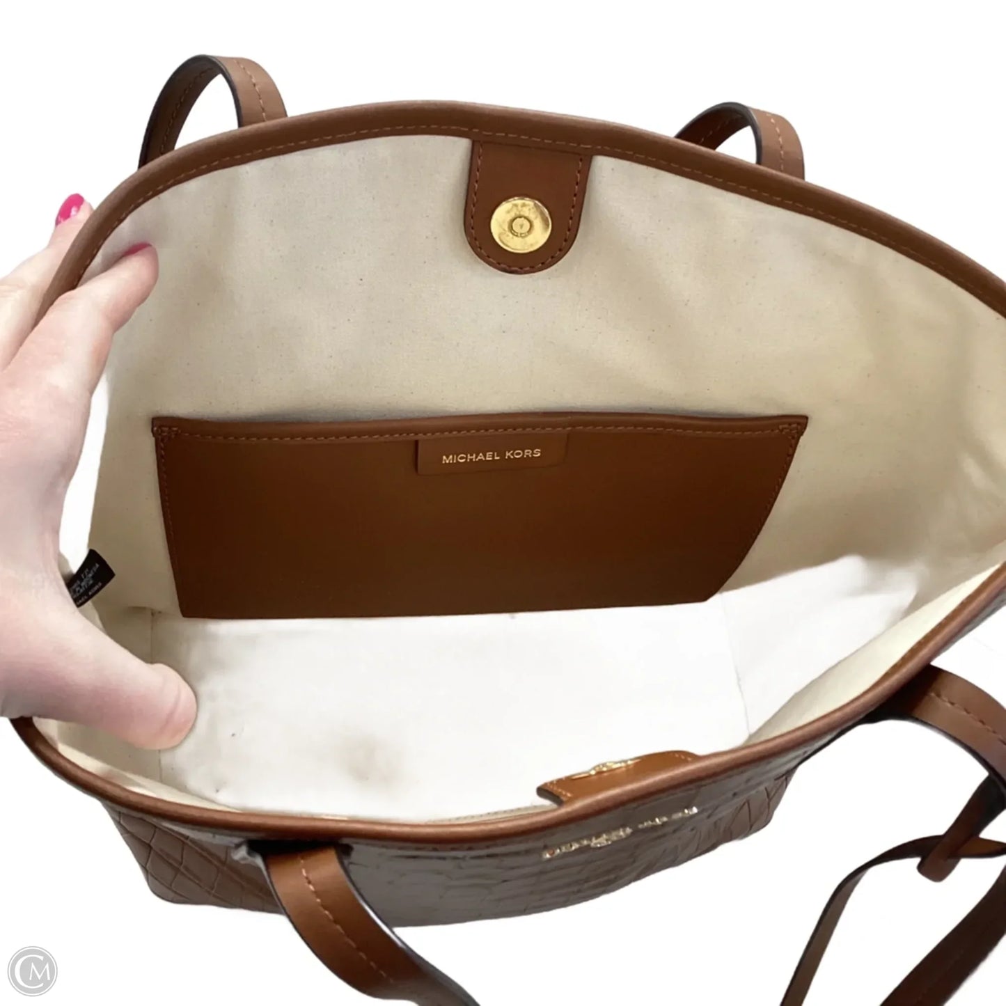 Handbag Designer By Michael Kors, Size: Large