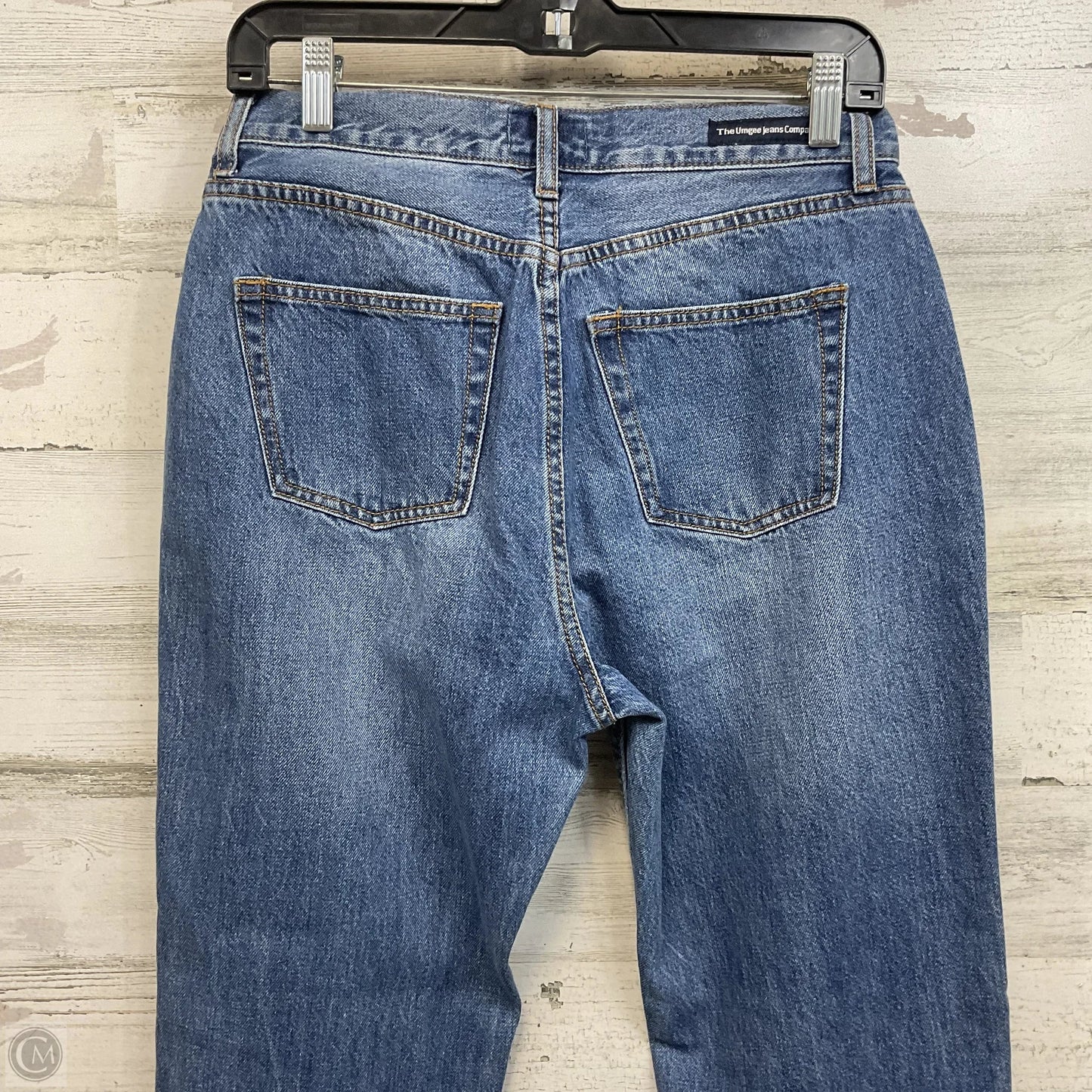 Jeans Straight By Umgee In Blue Denim, Size: 4