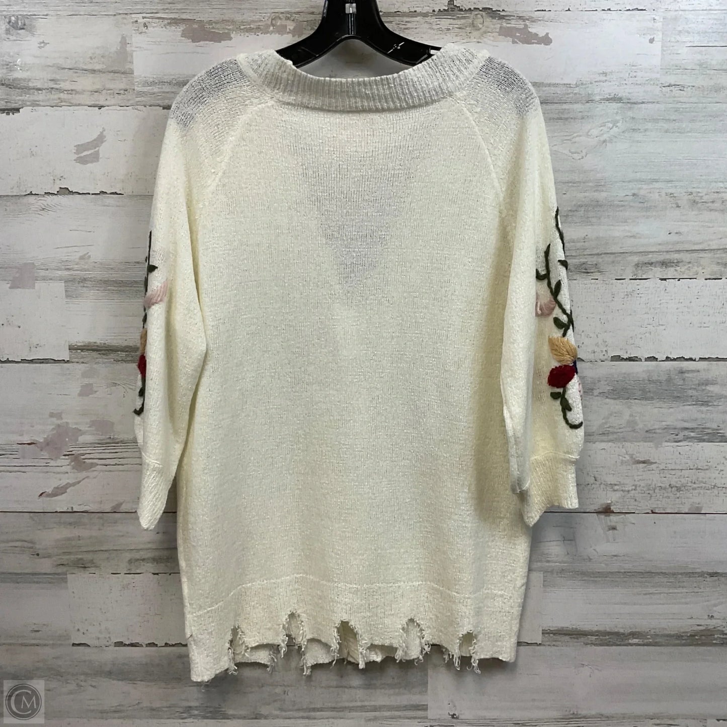 Cardigan By Mystree In Ivory, Size: L