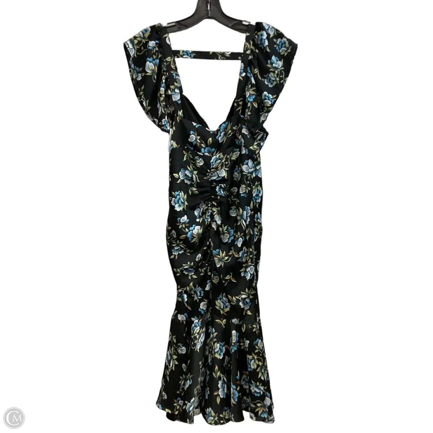 Dress Casual Midi By Anthropologie In Black, Size: Xs