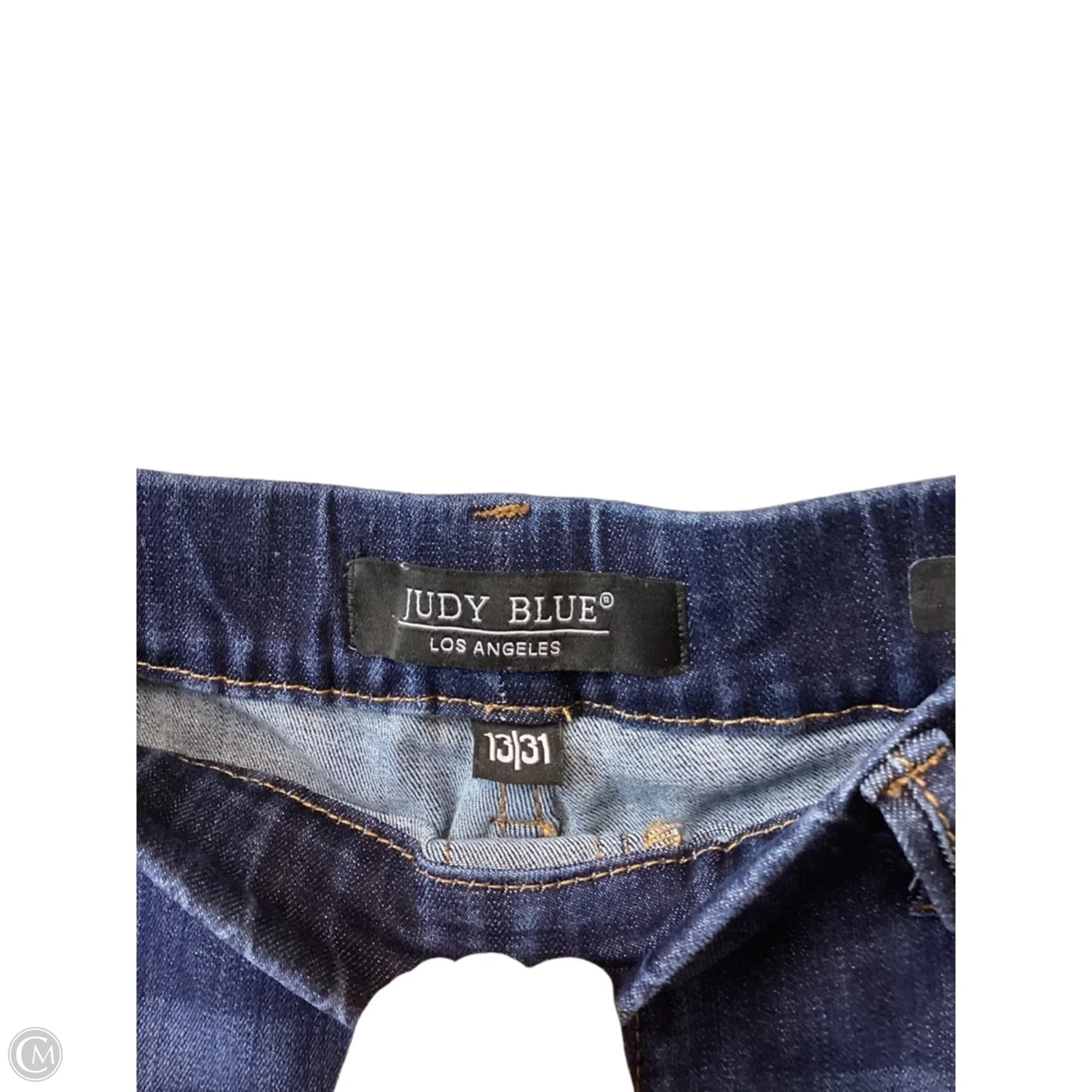 Jeans Skinny By Judy Blue In Blue Denim, Size: 12