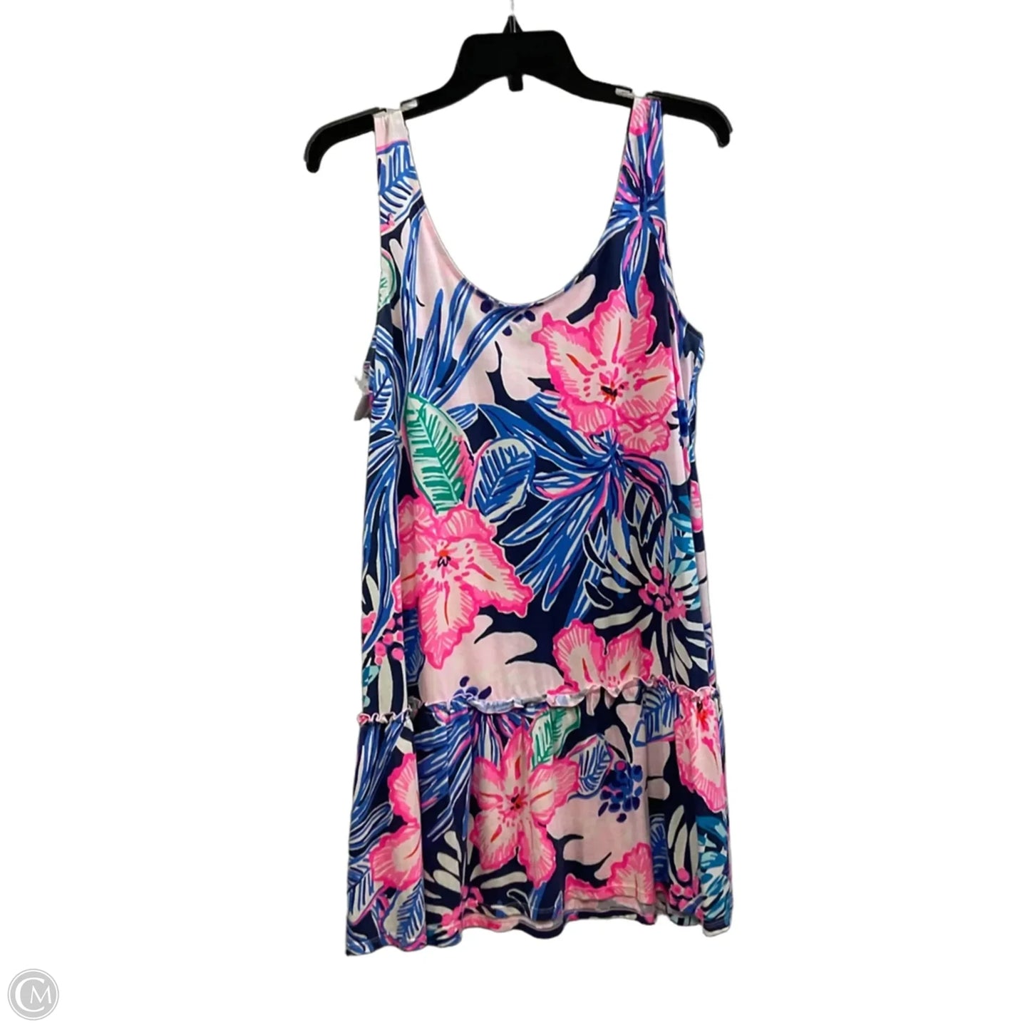 Dress Casual Short By Lilly Pulitzer In Blue & Pink, Size: M