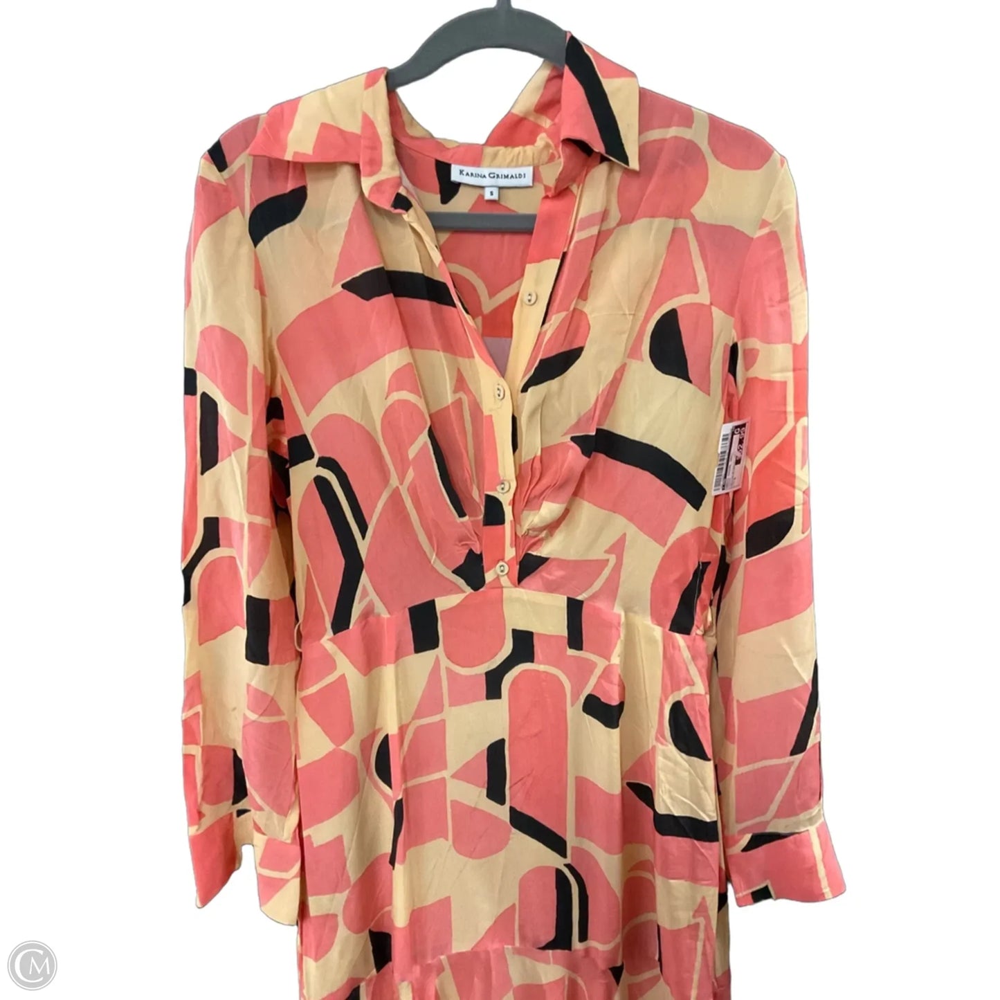 Dress Casual Maxi By Karina Grimaldi In Peach, Size: S