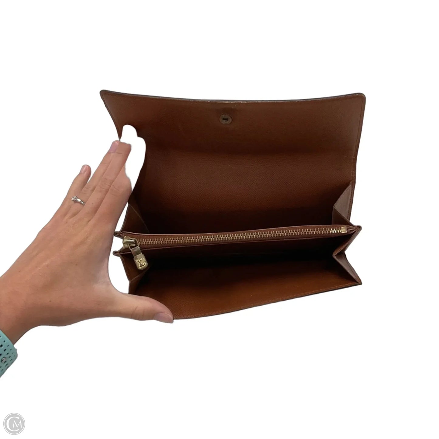 Wallet Luxury Designer By Louis Vuitton, Size: Medium