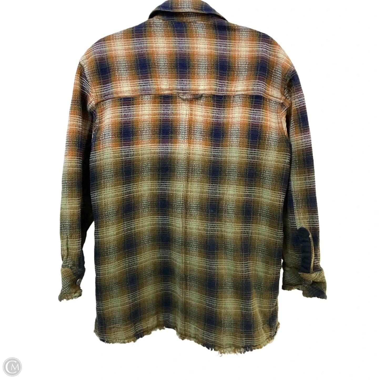 Jacket Shirt By We The Free In Plaid Pattern, Size: S