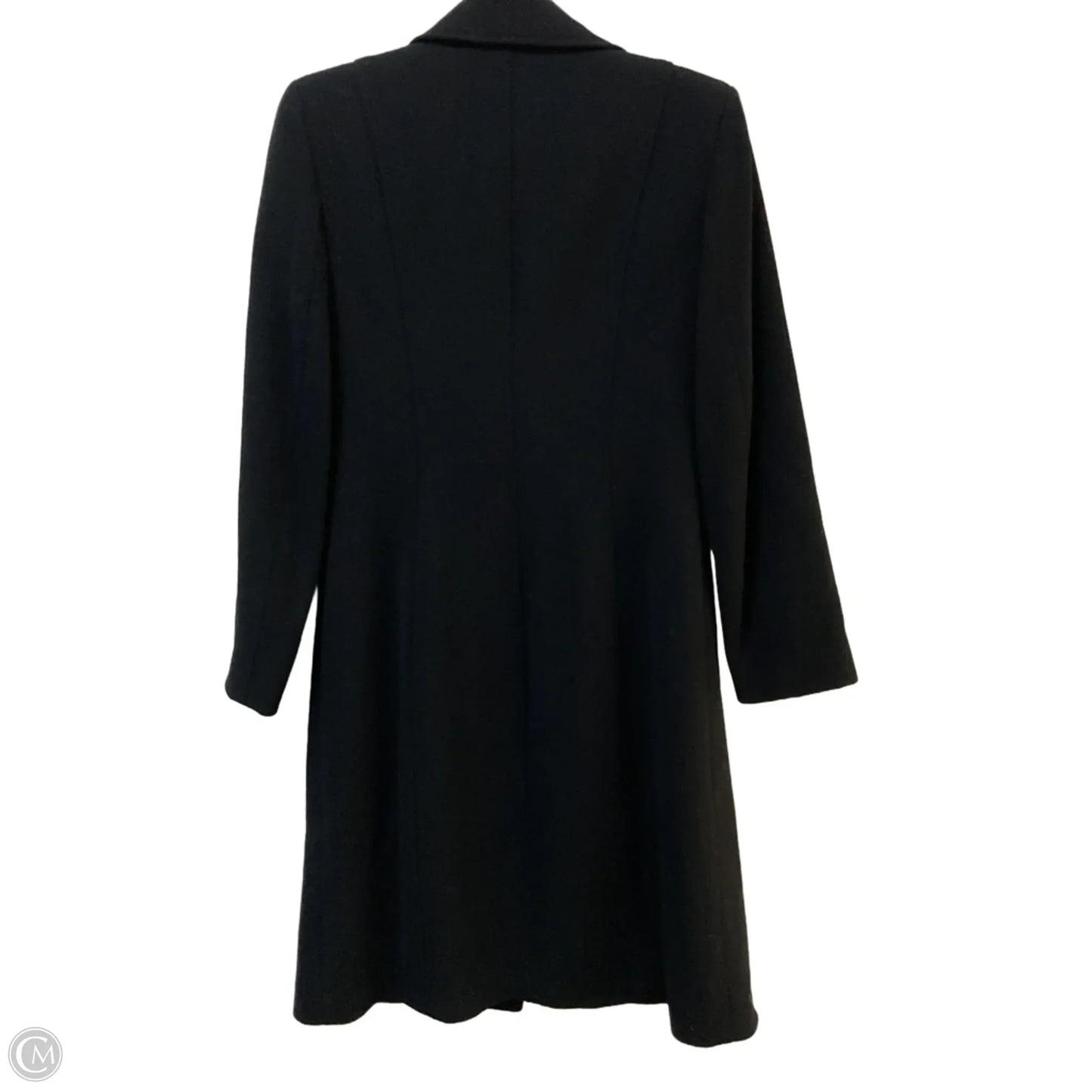 Coat Wool By Ax Armani In Black, Size: S