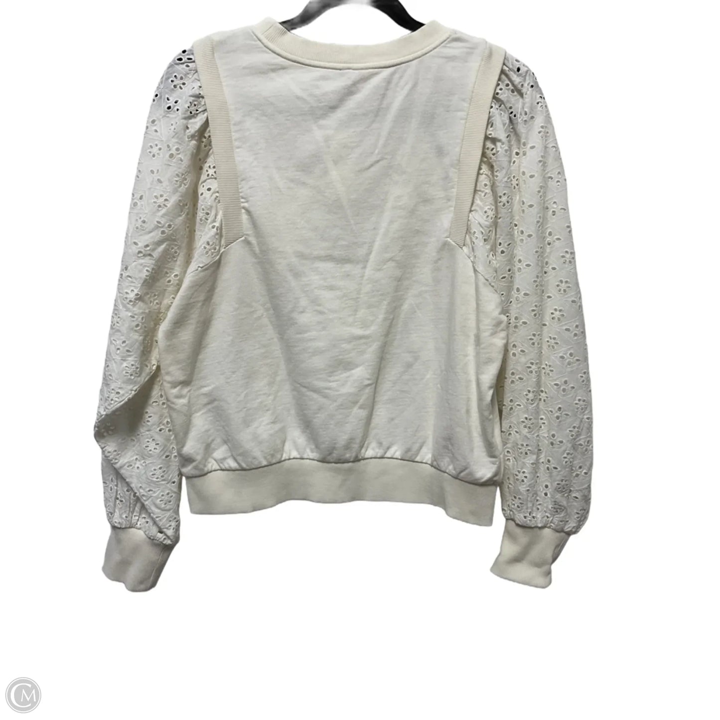 Top Long Sleeve By Pilcro In Cream, Size: S
