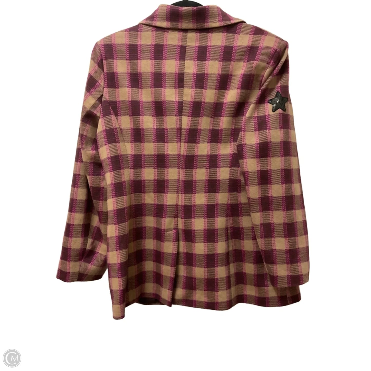 Jacket Other By Avec Les Filles In Pink & Tan, Size: Lp