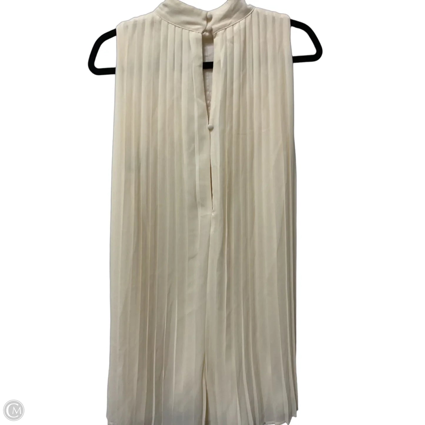 Dress Casual Short By Anthropologie In Cream, Size: S